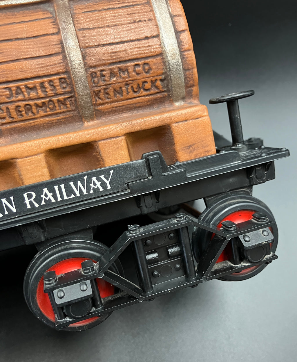 Vintage Jim Beam Decanter Jersey & Western Railway Regal China 1983