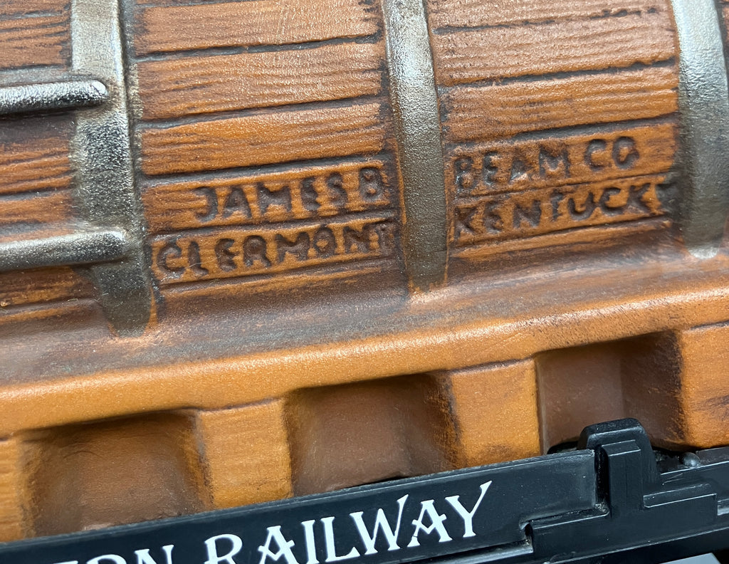 Vintage Jim Beam Decanter Jersey & Western Railway Regal China 1983