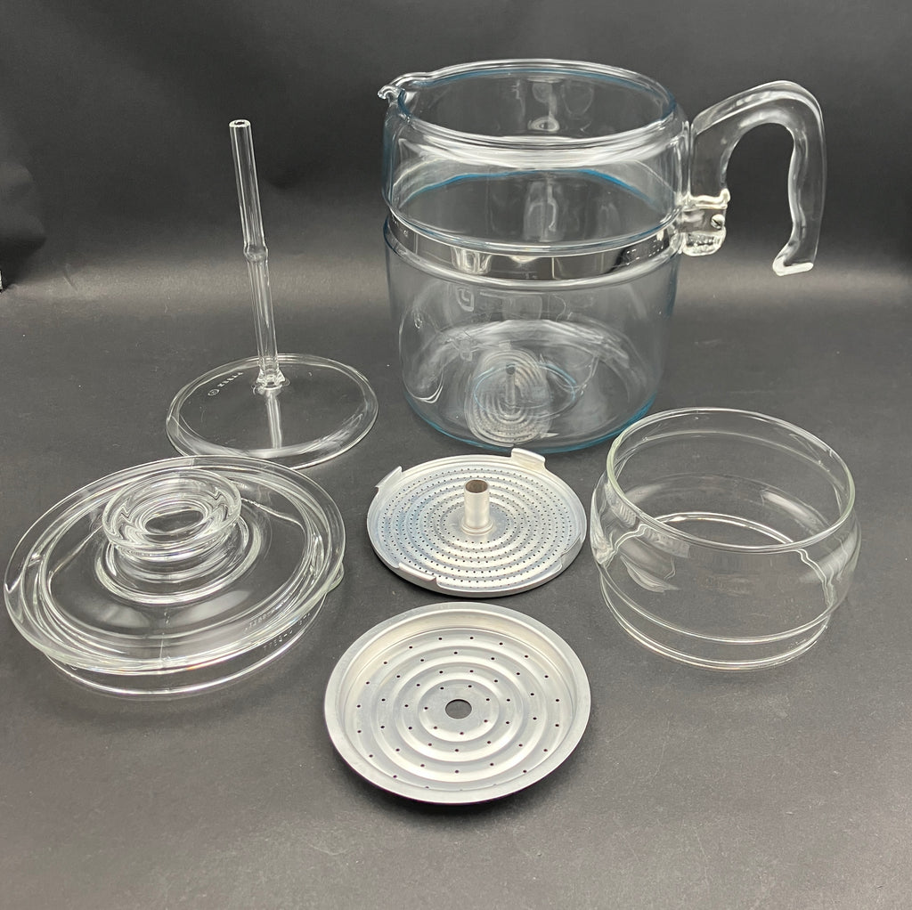 Vintage Pyrex Percolator 9 Cup Glass Coffee - Complete