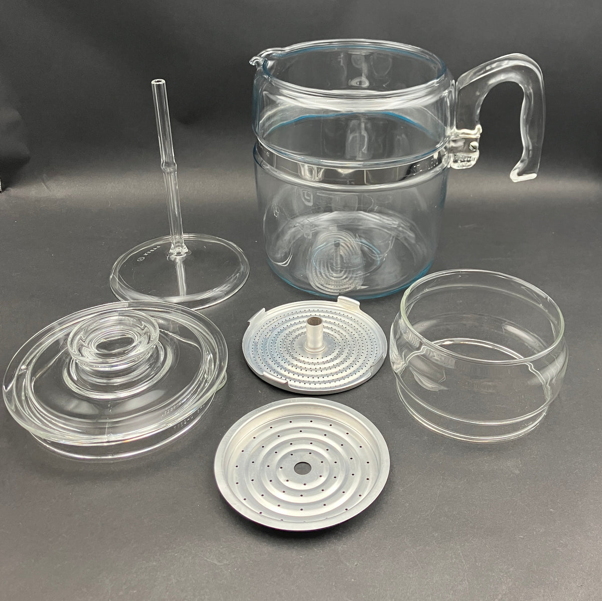 Vintage Pyrex Percolator 9 Cup Glass Coffee - Complete