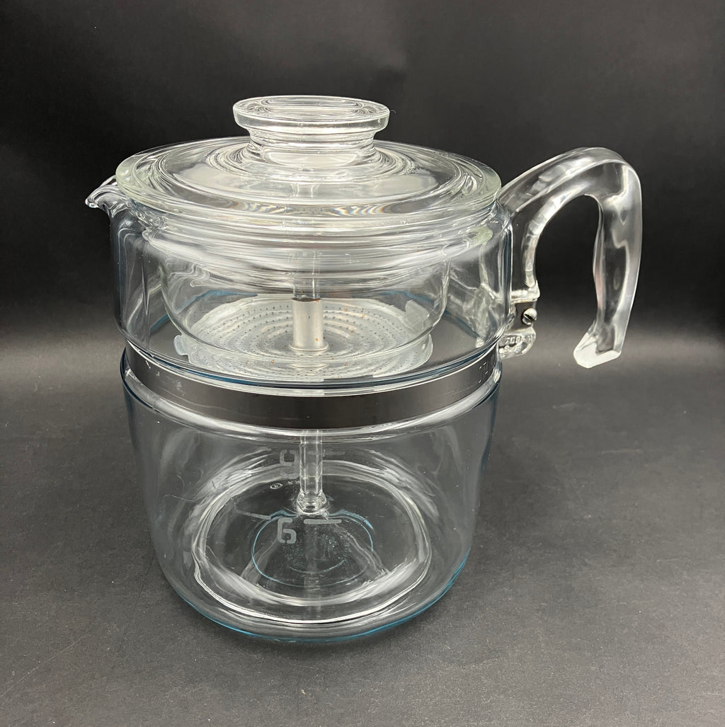Vintage Pyrex Percolator 9 Cup Glass Coffee - Complete
