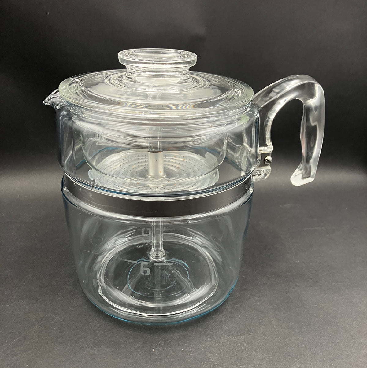 Vintage Pyrex Percolator 9 Cup Glass Coffee - Complete