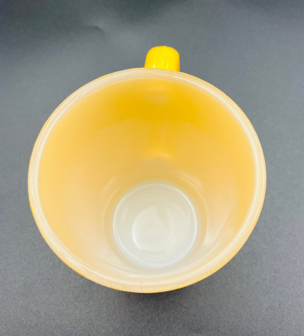 Vintage Pyrex Mugs Crown Mug Set Of 3 Solid Lime And Yellow Mugs