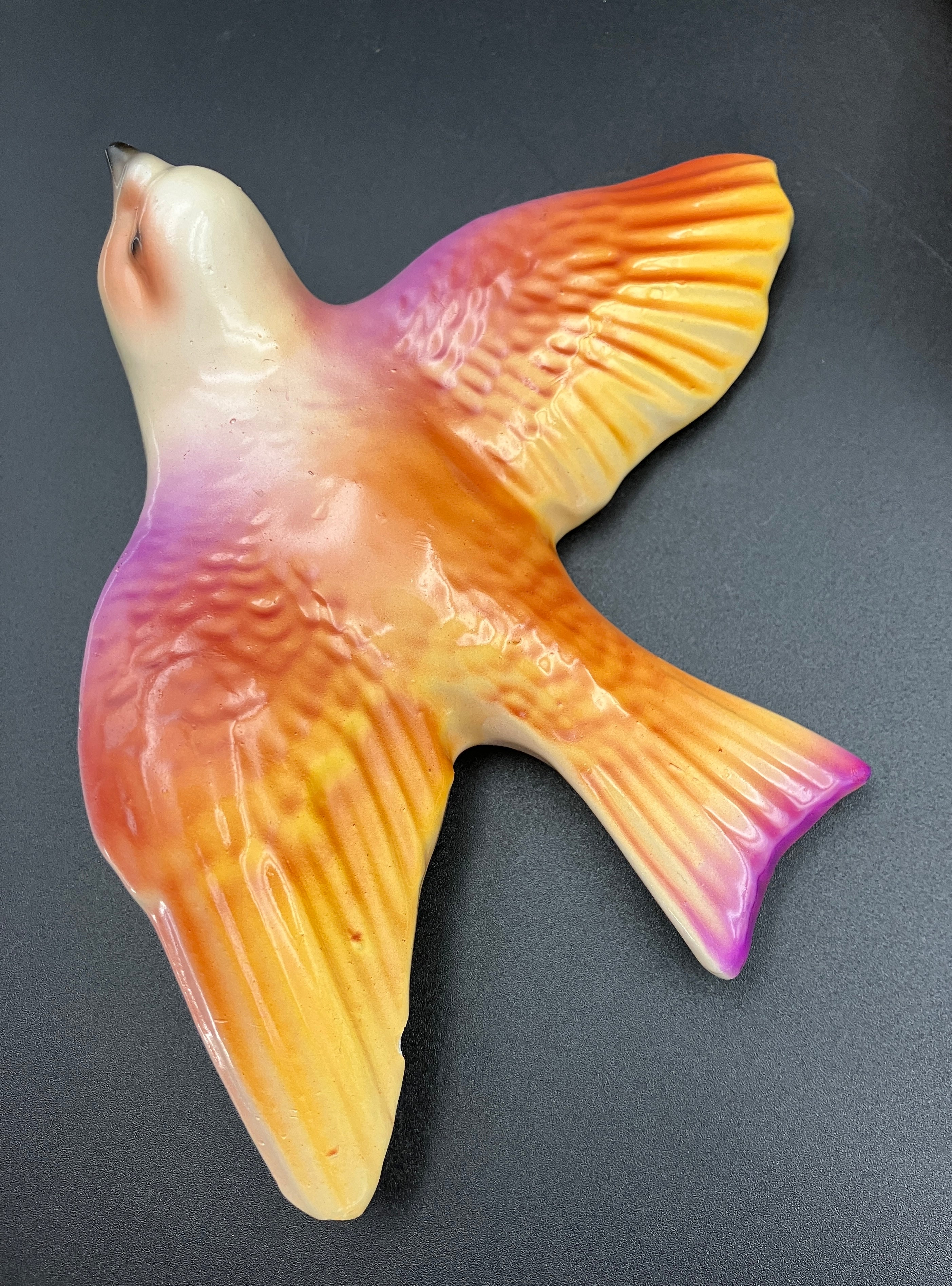 Vintage Flying Wall Swallows - Wall Art Hanging Birds X2 Same Size Unbranded