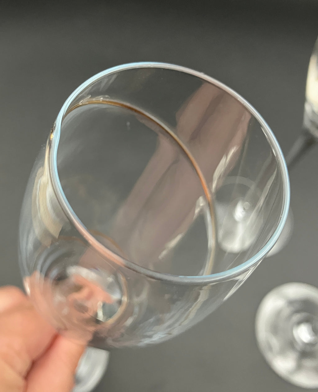 Share Kosta Boda Anna Ehrner TULIP-SHAPE CHAMPAGNE FLUTE Glasses X4 With Gold Line