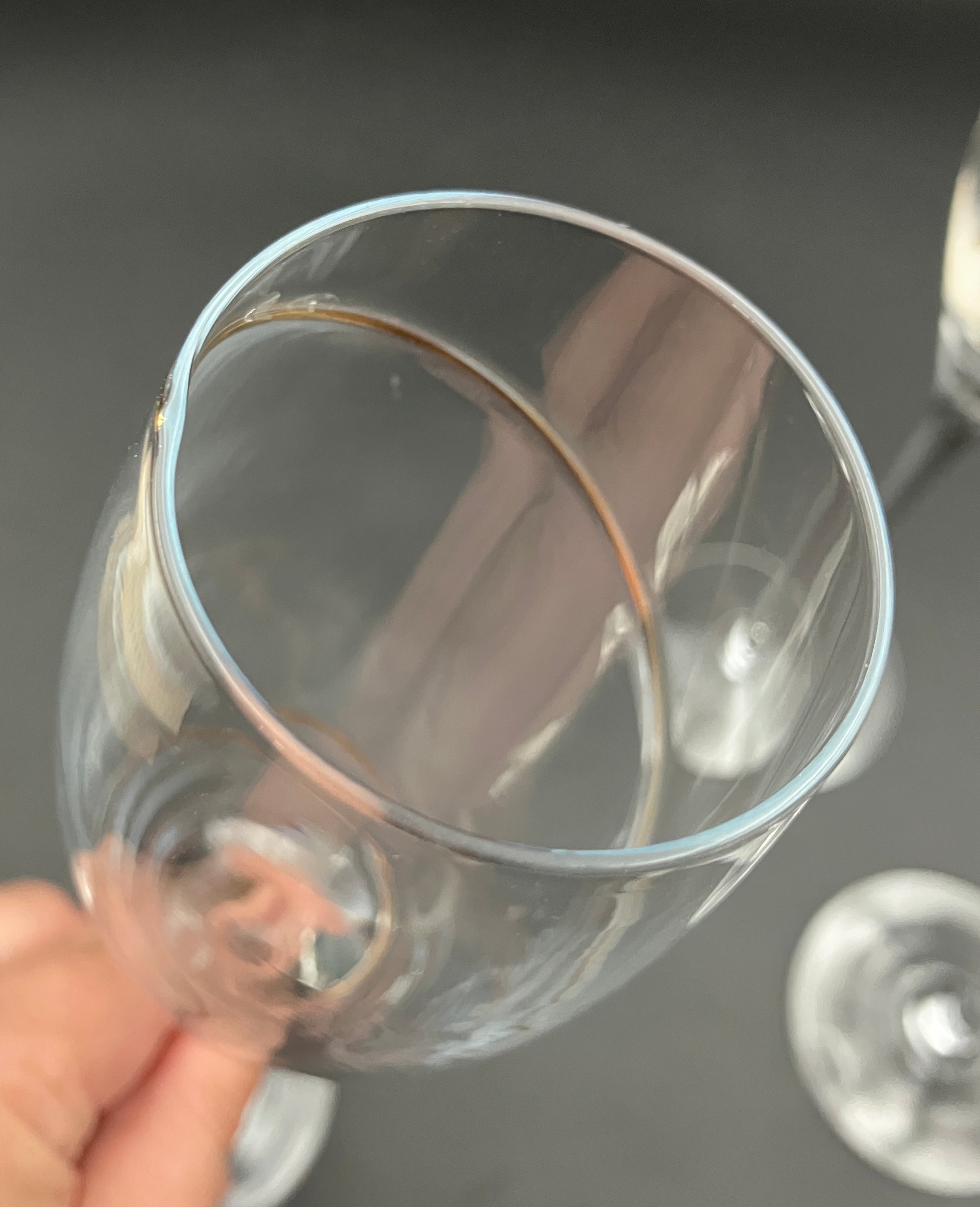 Share Kosta Boda Anna Ehrner TULIP-SHAPE CHAMPAGNE FLUTE Glasses X4 With Gold Line