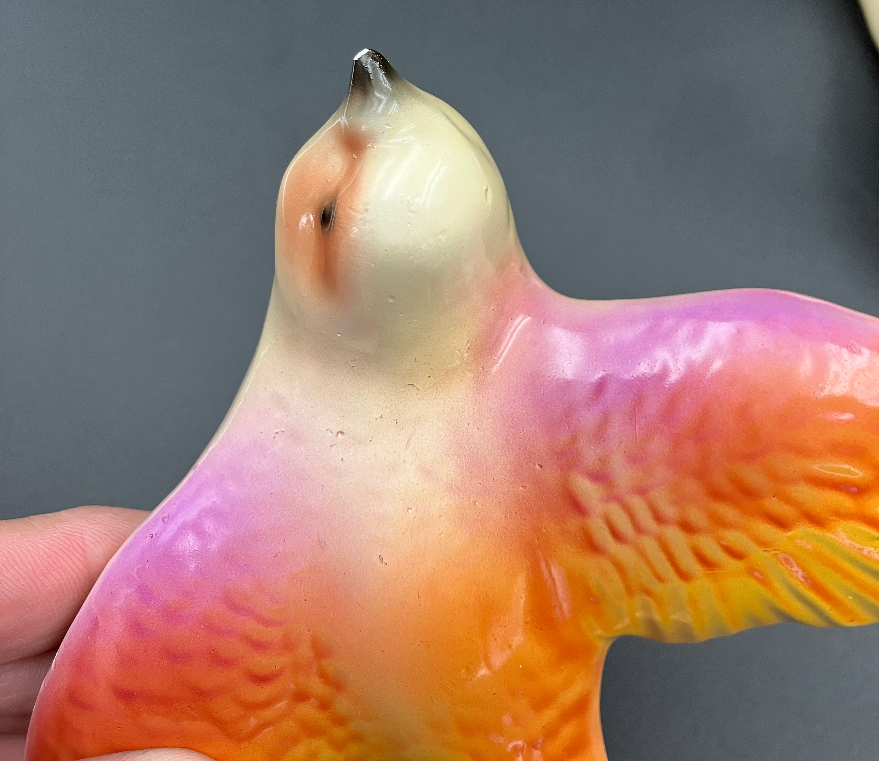 Vintage Flying Wall Swallows - Wall Art Hanging Birds X2 Same Size Unbranded