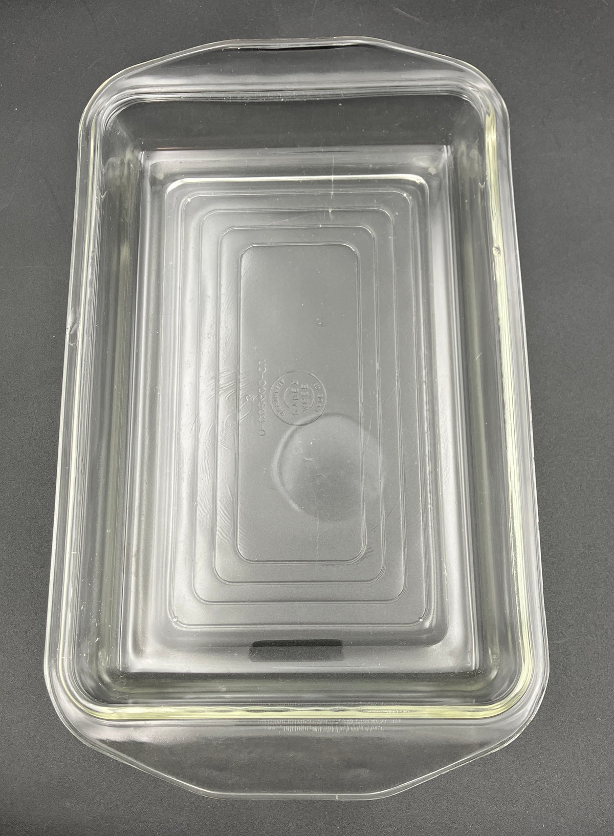 Vintage Pyrex Snowflake Yellow Gaiety Rectangular Roasting Dish 1958