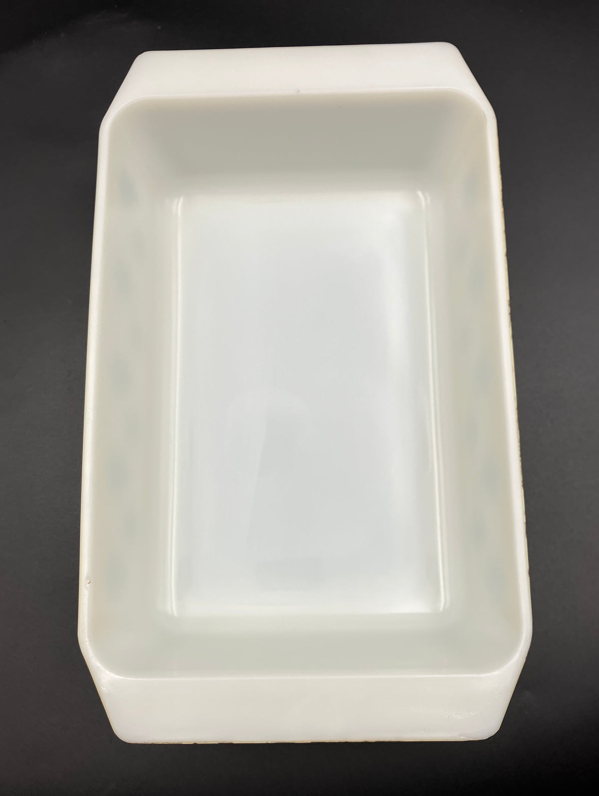 Vintage Pyrex Snowflake Yellow Gaiety Rectangular Roasting Dish 1958