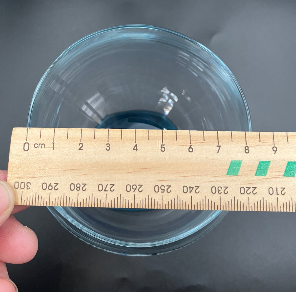 Bombay Gin Sapphire Glasses Balloon Blue stem & base Set Of 4