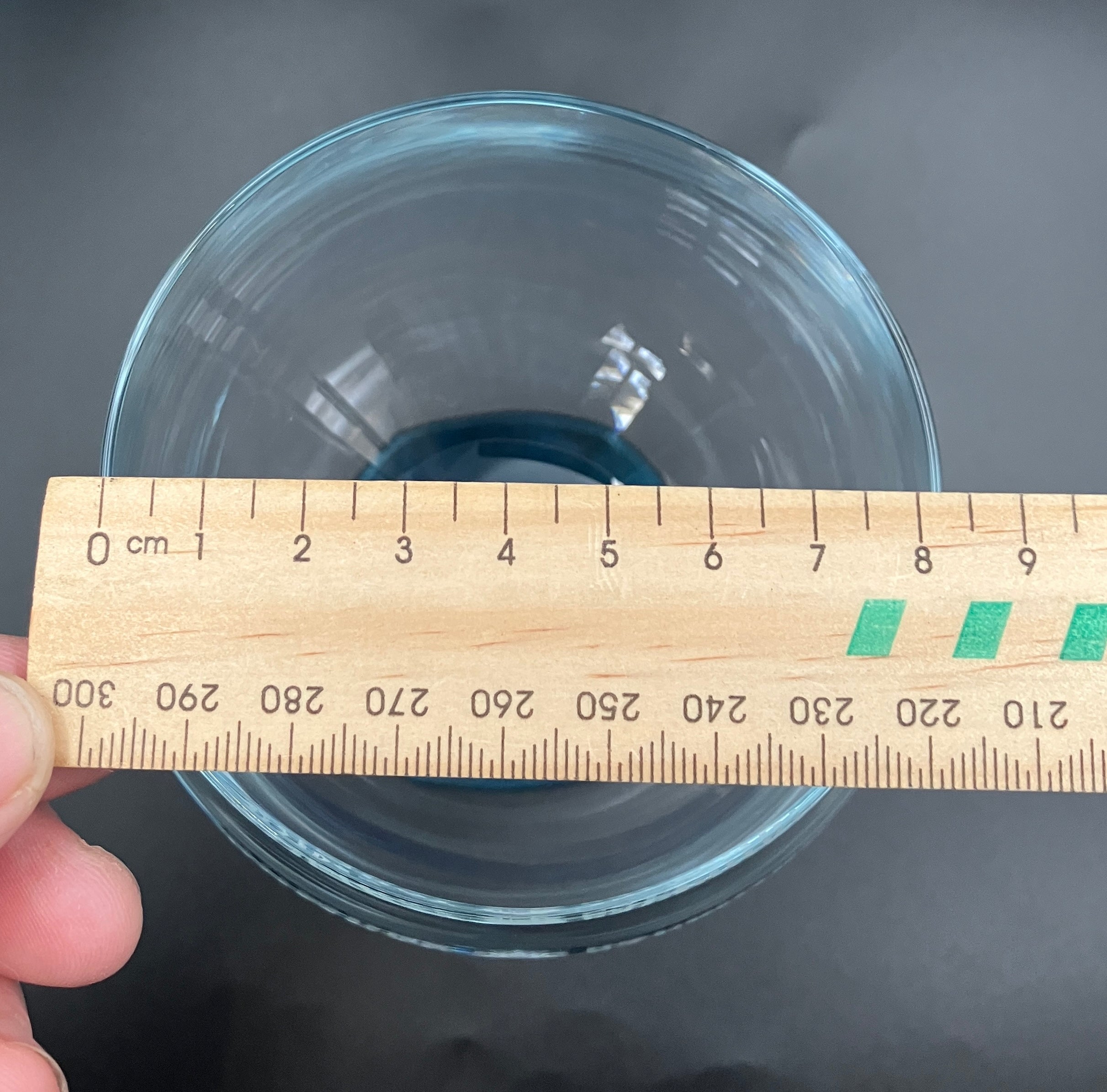 Bombay Gin Sapphire Glasses Balloon Blue stem & base Set Of 4