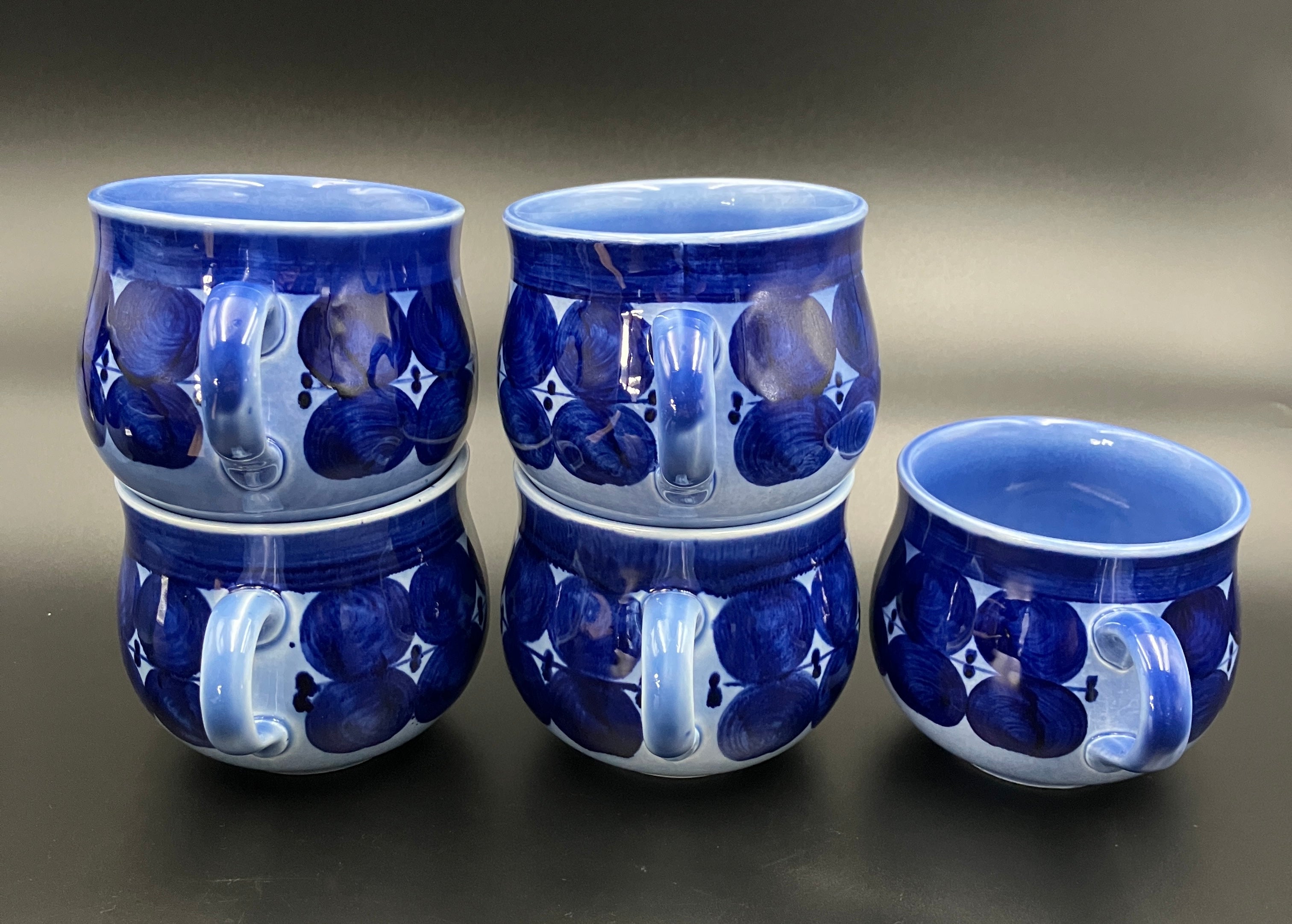 Lisa Larson Matilda Series Gustavsberg 1962-1972 Sweden Tea Set Of 12 Peices