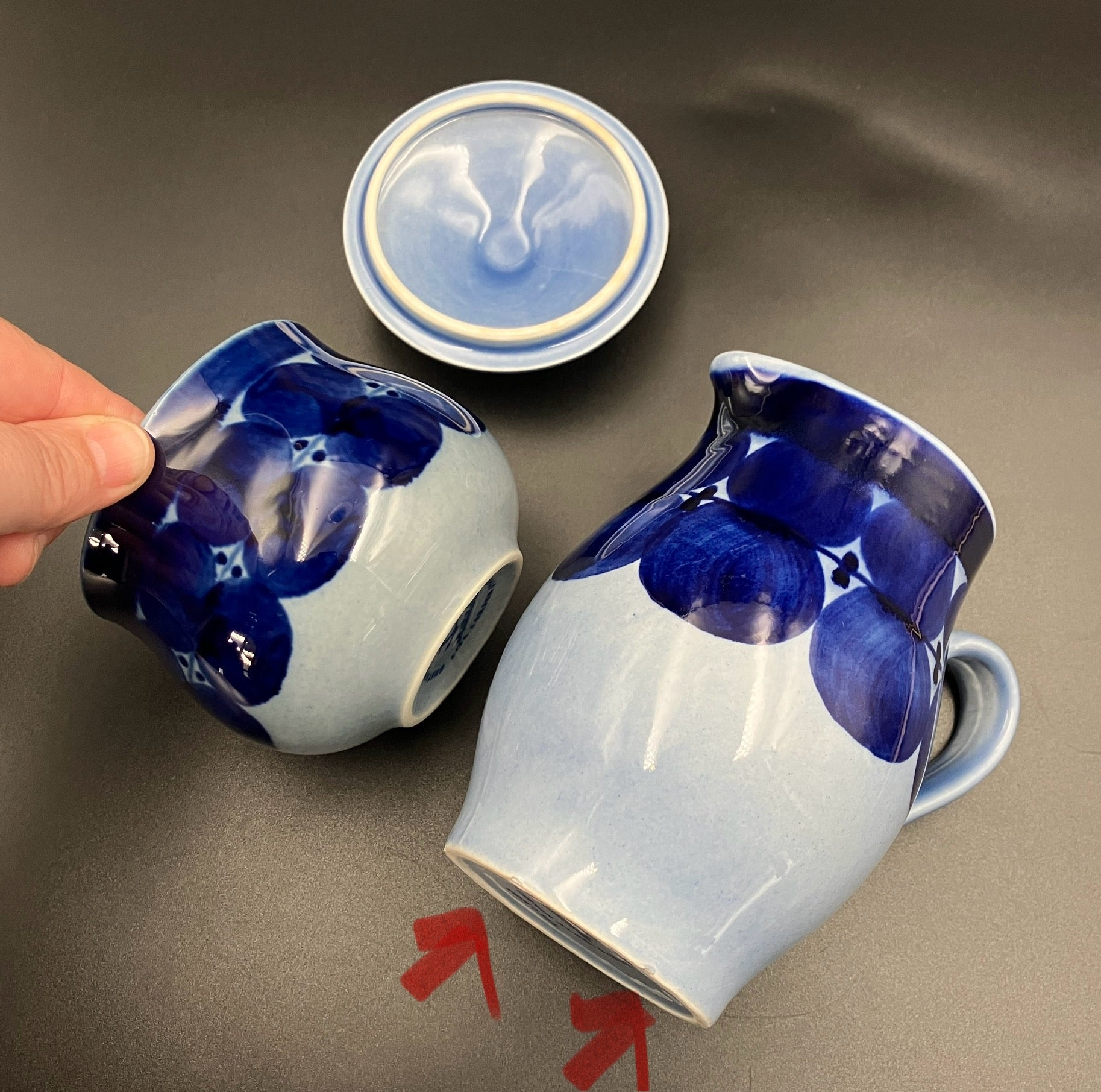 Lisa Larson Matilda Series Gustavsberg 1962-1972 Sweden Tea Set Of 12 Peices