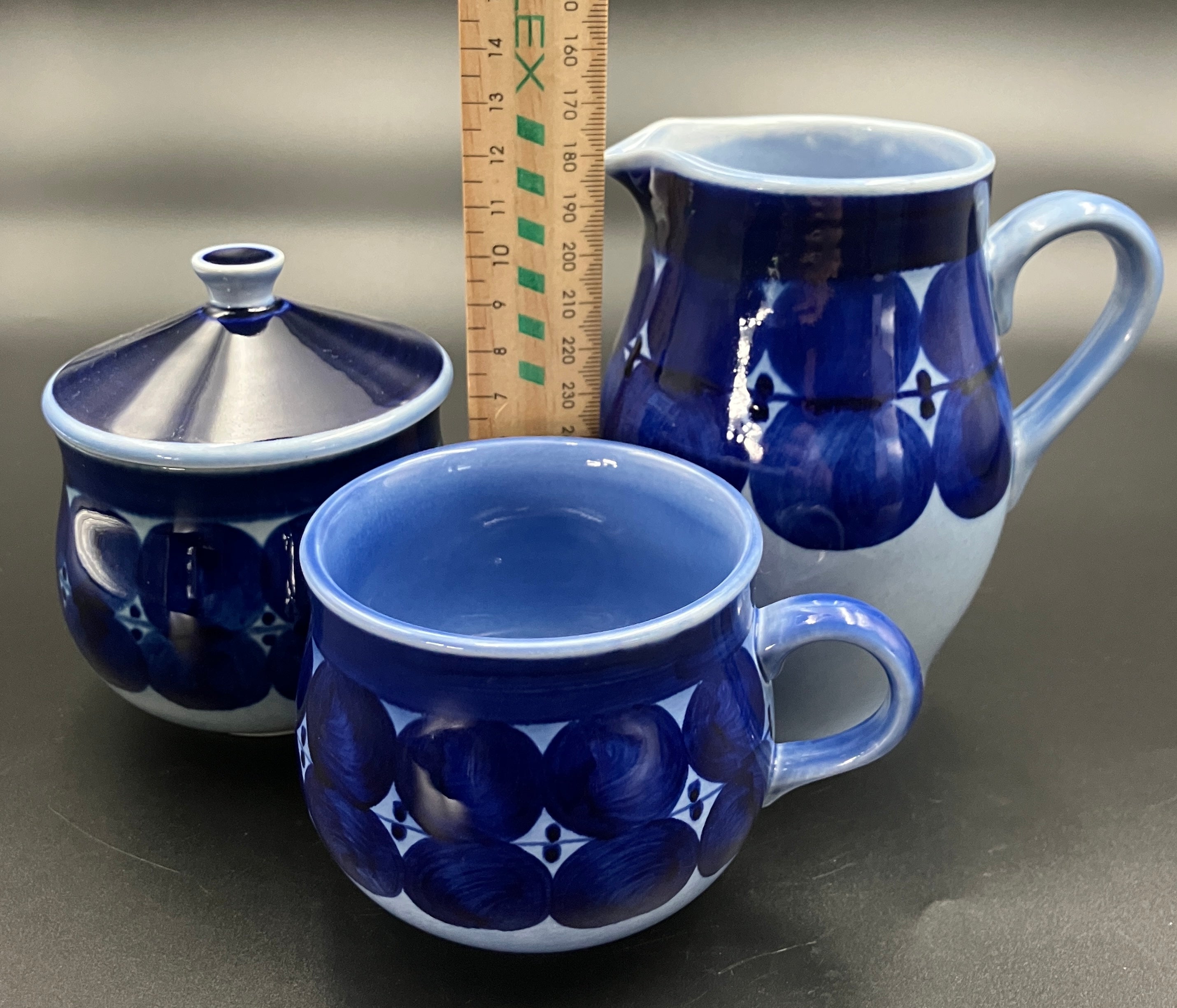 Lisa Larson Matilda Series Gustavsberg 1962-1972 Sweden Tea Set Of 12 Peices