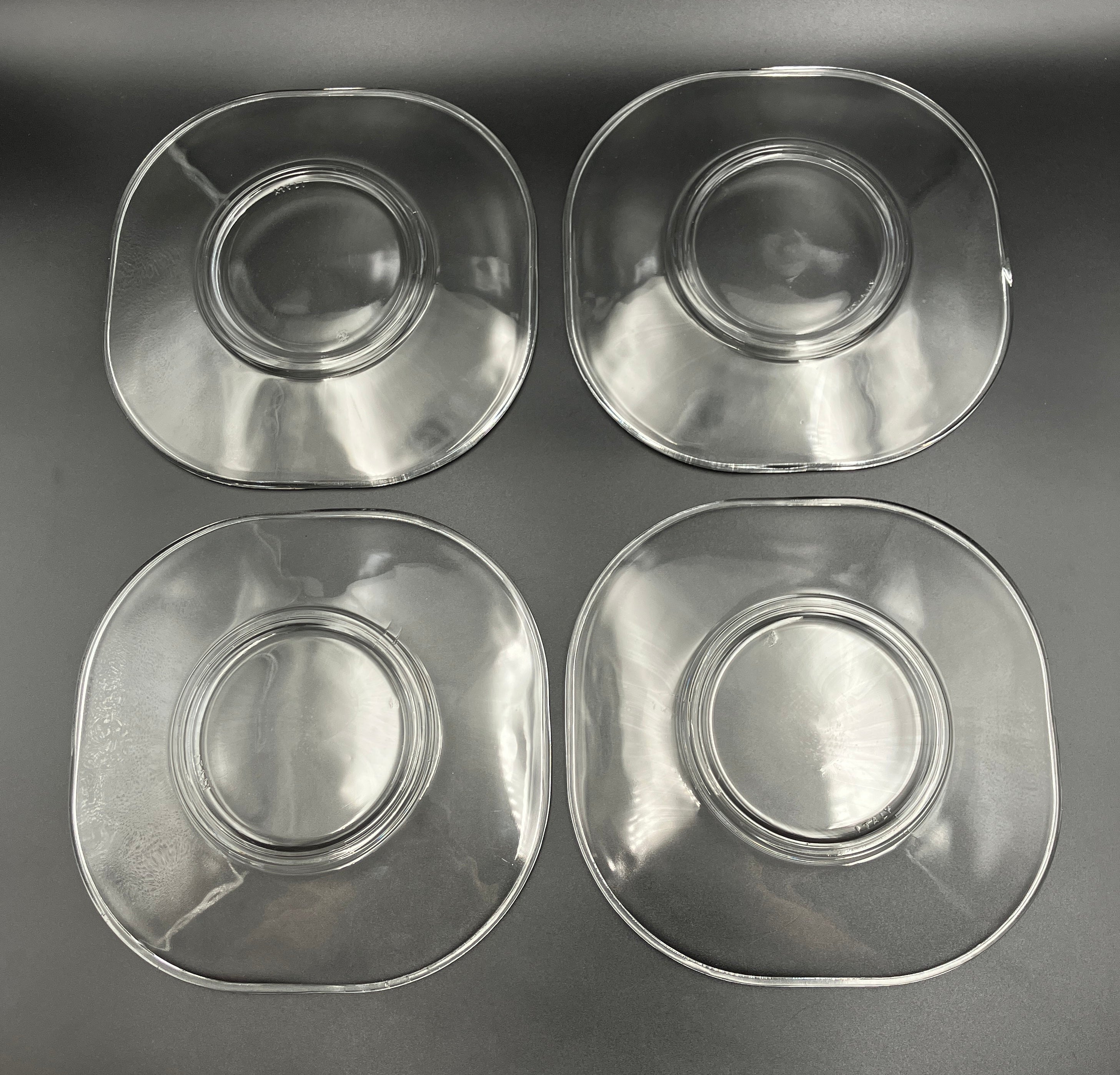 Vintage Joe Colombo Arno Italian Bowls, Side Plates & Main Plates Set Of 12