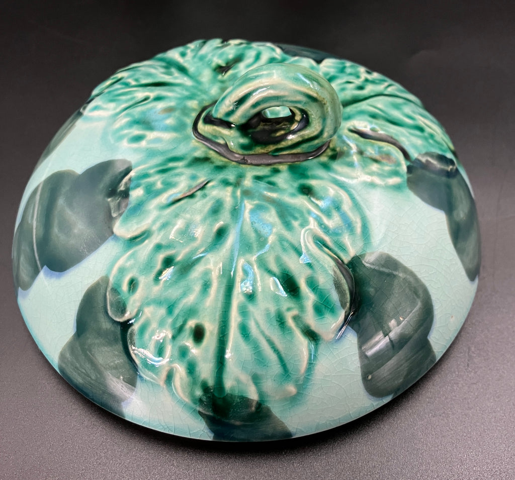 Vintage Cookie Jar Anthropomorphic Kitsch Watermelon With Cane handle Japan RARE