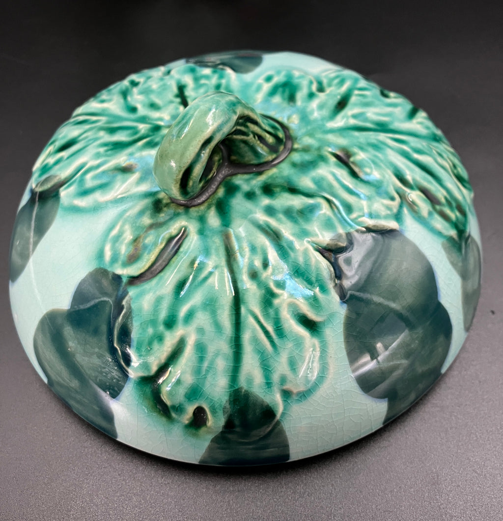 Vintage Cookie Jar Anthropomorphic Kitsch Watermelon With Cane handle Japan RARE