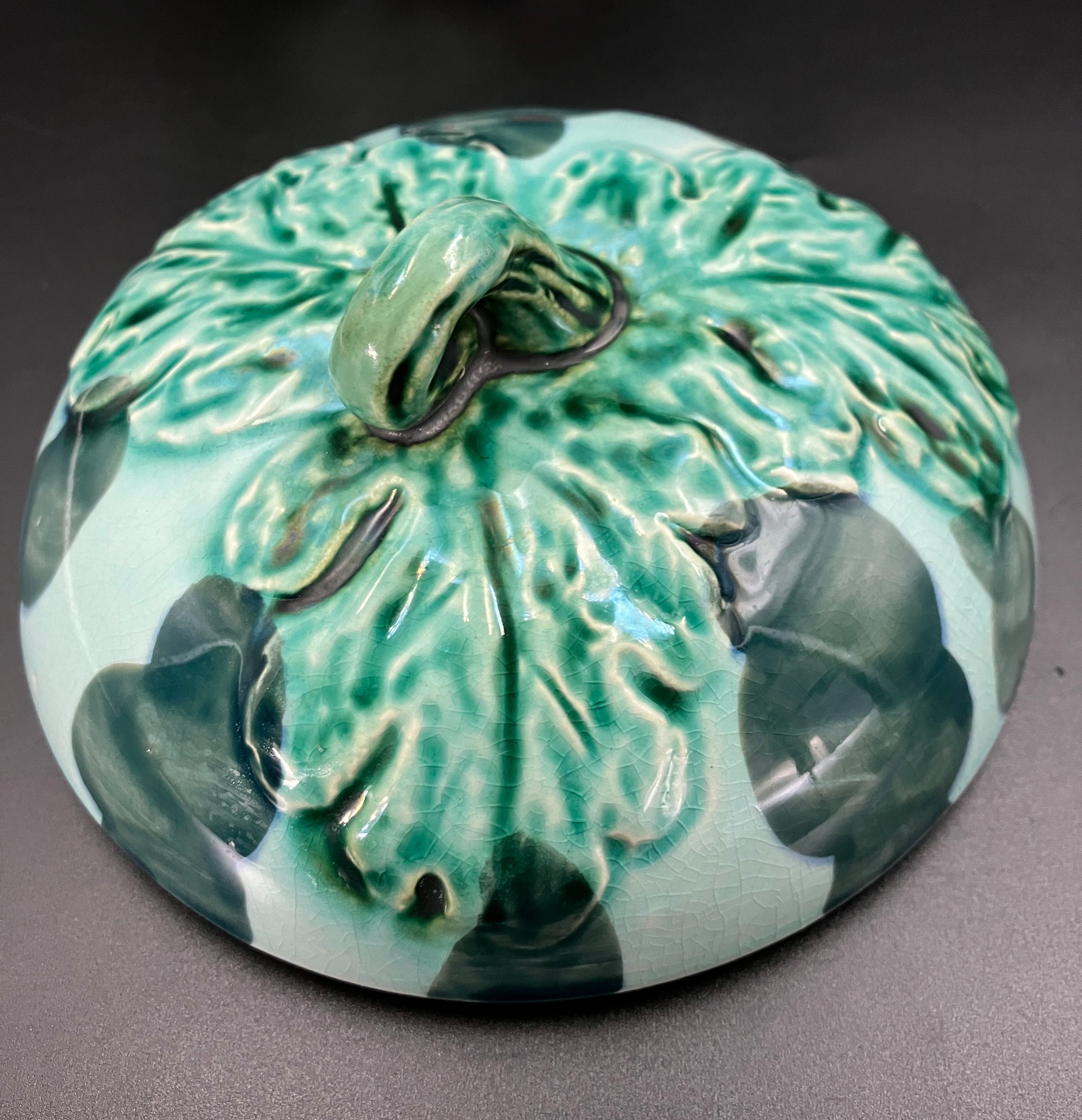 Vintage Cookie Jar Anthropomorphic Kitsch Watermelon With Cane handle Japan RARE