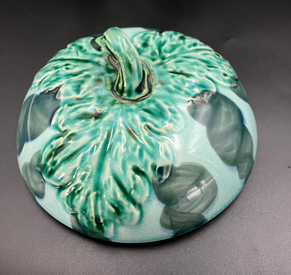 Vintage Cookie Jar Anthropomorphic Kitsch Watermelon With Cane handle Japan RARE