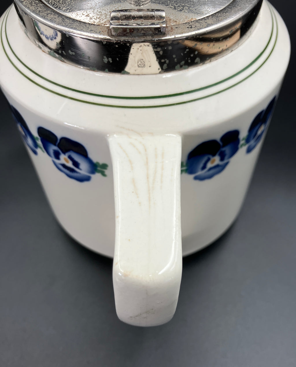 Antique WMF Art Deco Bauhaus Wächtersbach Keramik Porcelain Teapot Sugar Stand