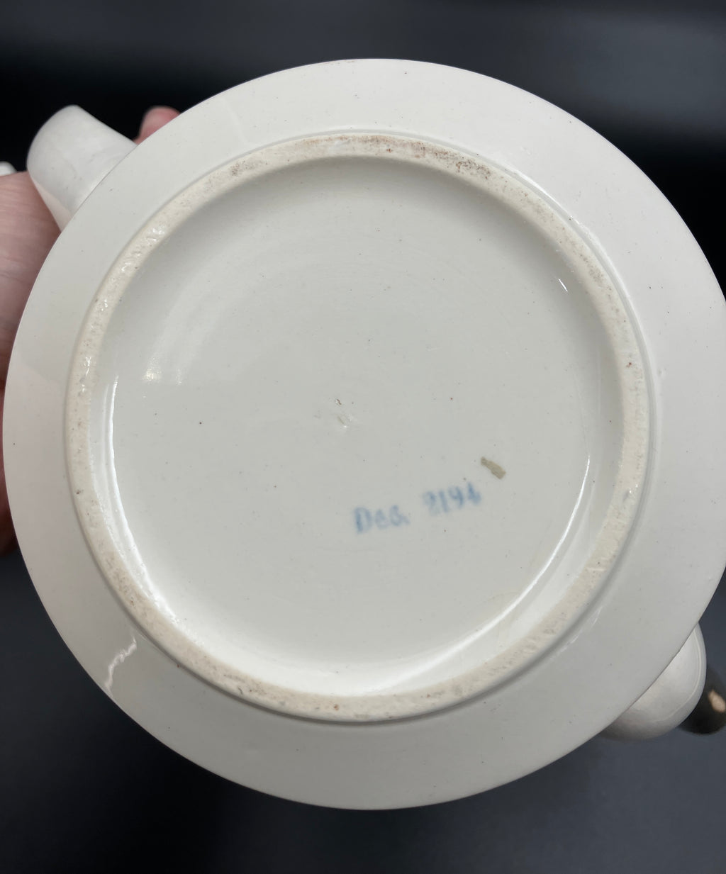 Antique WMF Art Deco Bauhaus Wächtersbach Keramik Porcelain Teapot Sugar Stand