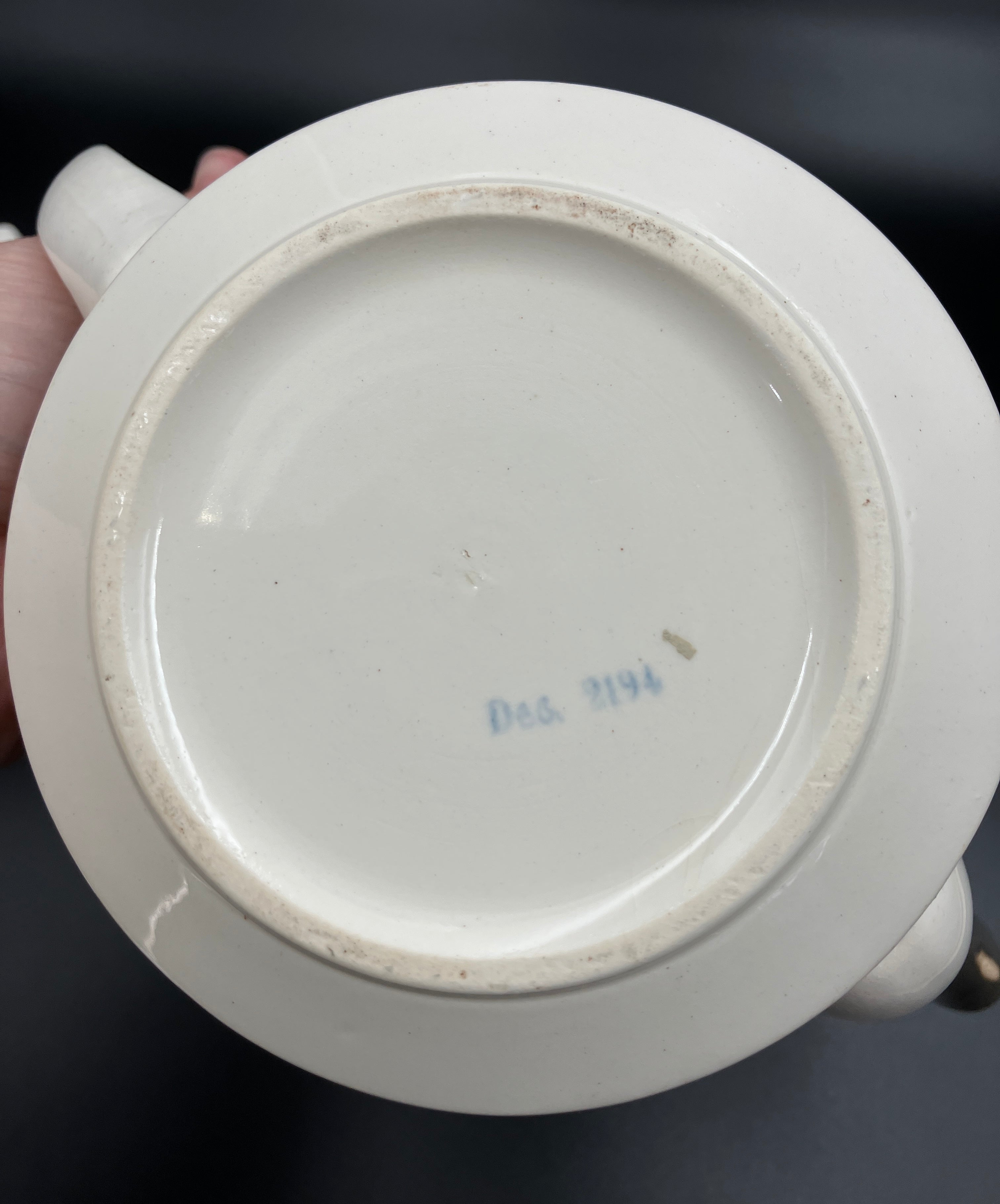 Antique WMF Art Deco Bauhaus Wächtersbach Keramik Porcelain Teapot Sugar Stand