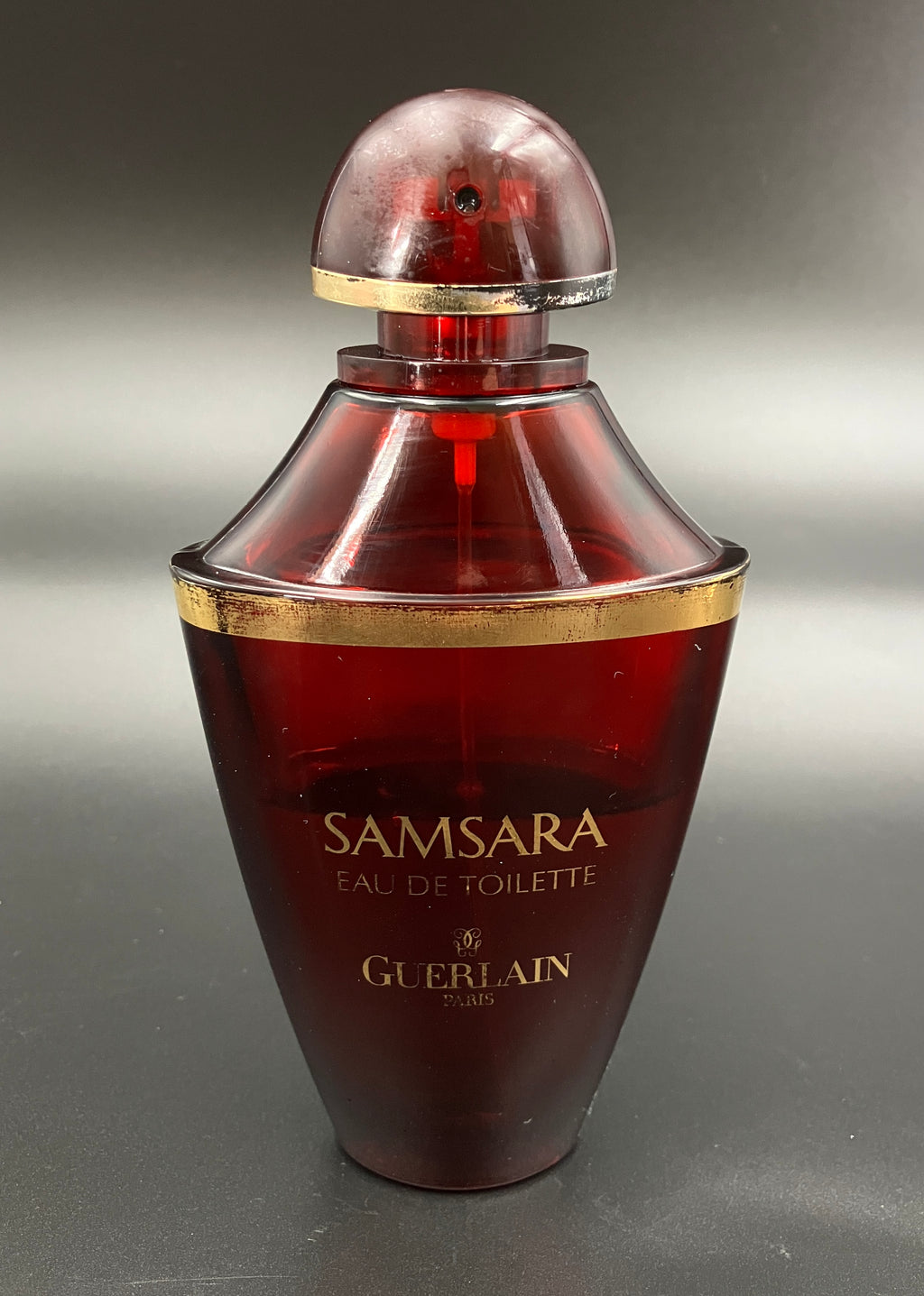 Vintage Guerlain Samsara 100ml Eau De Toilette Paris Approx 40% remaining