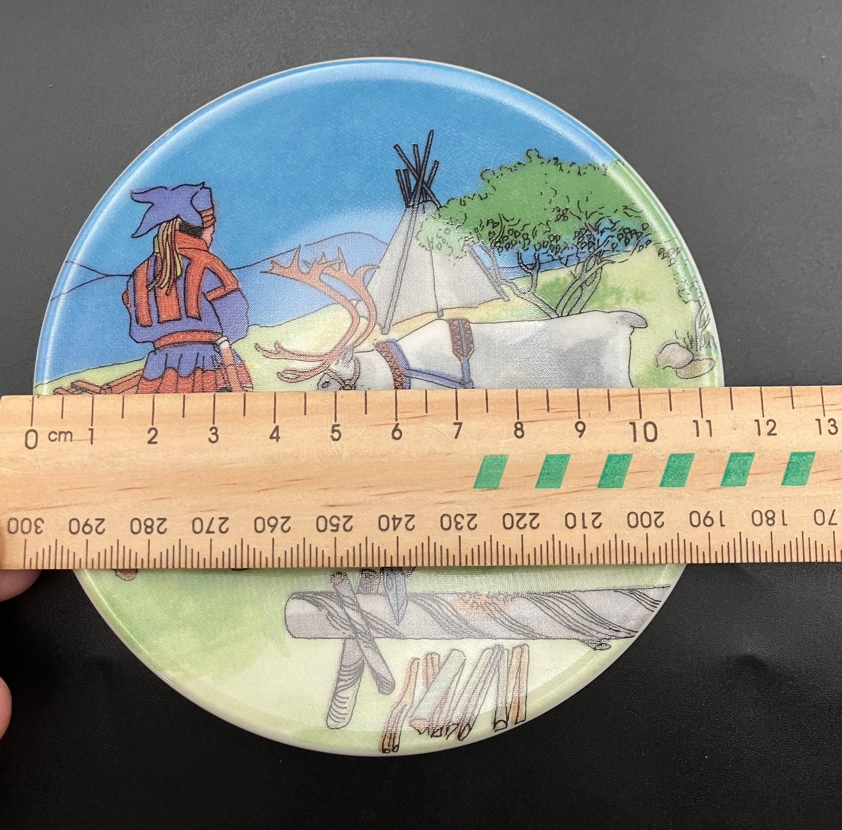 Vintage Arabia Finland Reindeer Wall Plates Lapland Series Toivo G. Utriainen