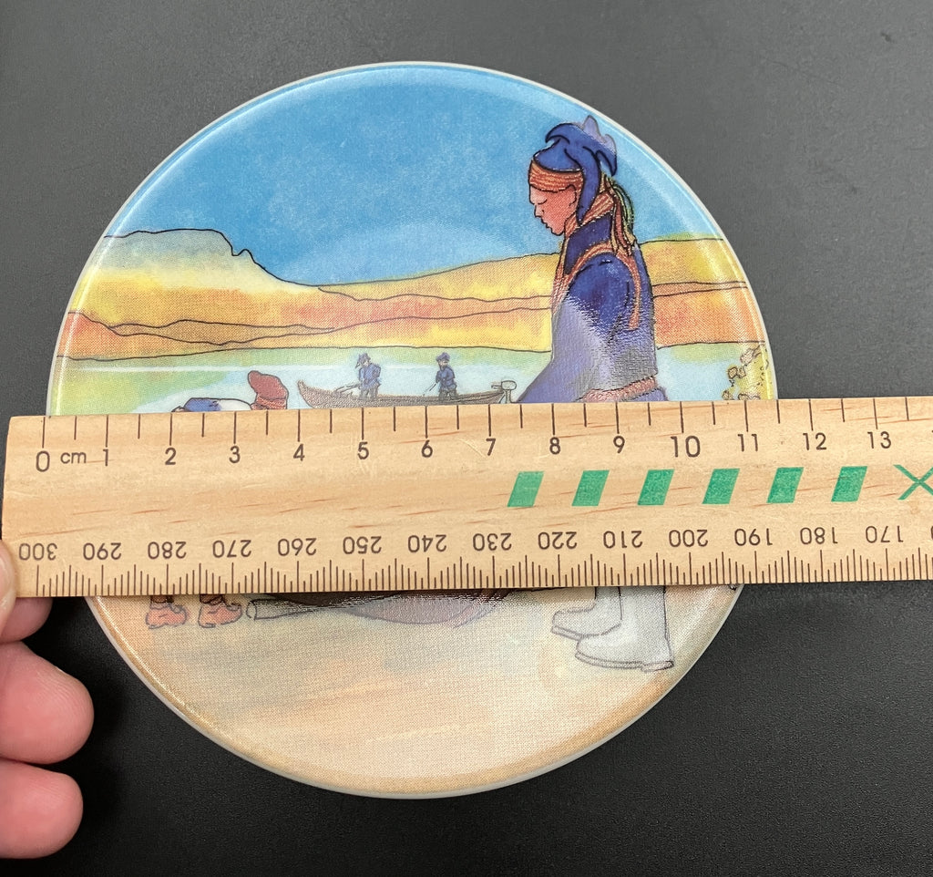 Vintage Arabia Finland Reindeer Wall Plates Lapland Series Toivo G. Utriainen