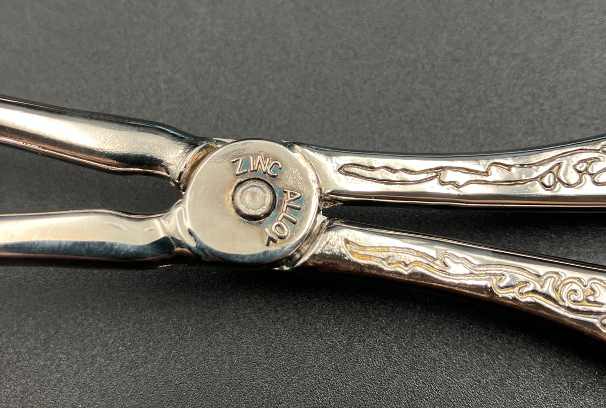 Vintage Silver Plated Tongs Scissor Serving Tongs & Cake Slice Boxed Lot Of 3