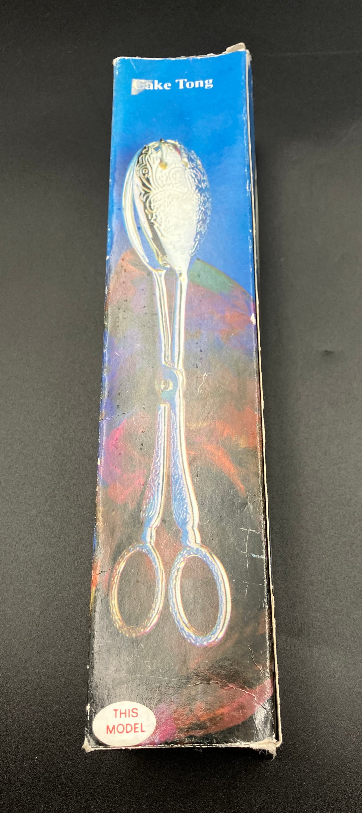 Vintage Silver Plated Tongs Scissor Serving Tongs & Cake Slice Boxed Lot Of 3