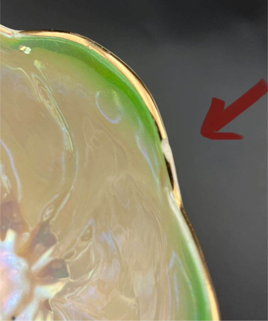 Vintage Harlequin Lustreware Dessert Bowls Set Of 6 - Unmarked Mailing Style