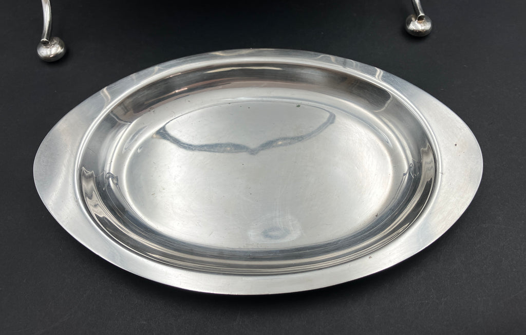Vintage Silver Plated Cake Stand 2 Tier Footed By Phoenix Plate Australia
