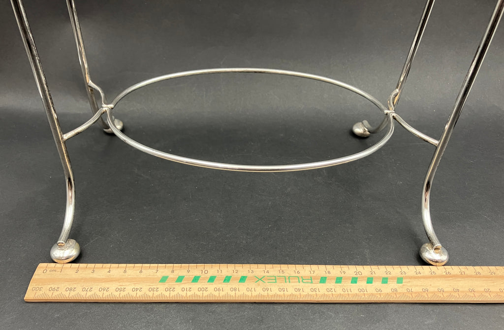 Vintage Silver Plated Cake Stand 2 Tier Footed By Phoenix Plate Australia
