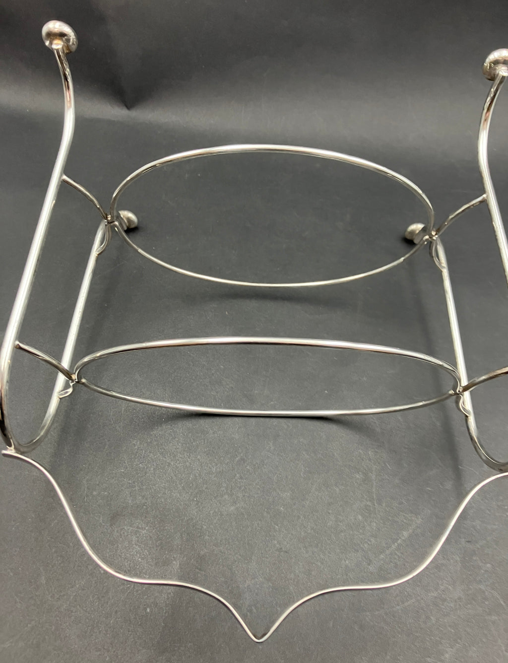 Vintage Silver Plated Cake Stand 2 Tier Footed By Phoenix Plate Australia