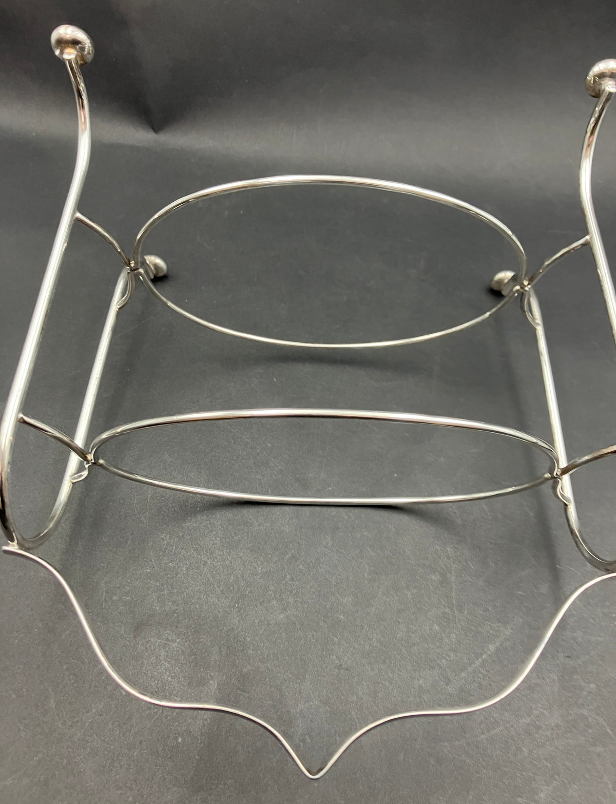 Vintage Silver Plated Cake Stand 2 Tier Footed By Phoenix Plate Australia