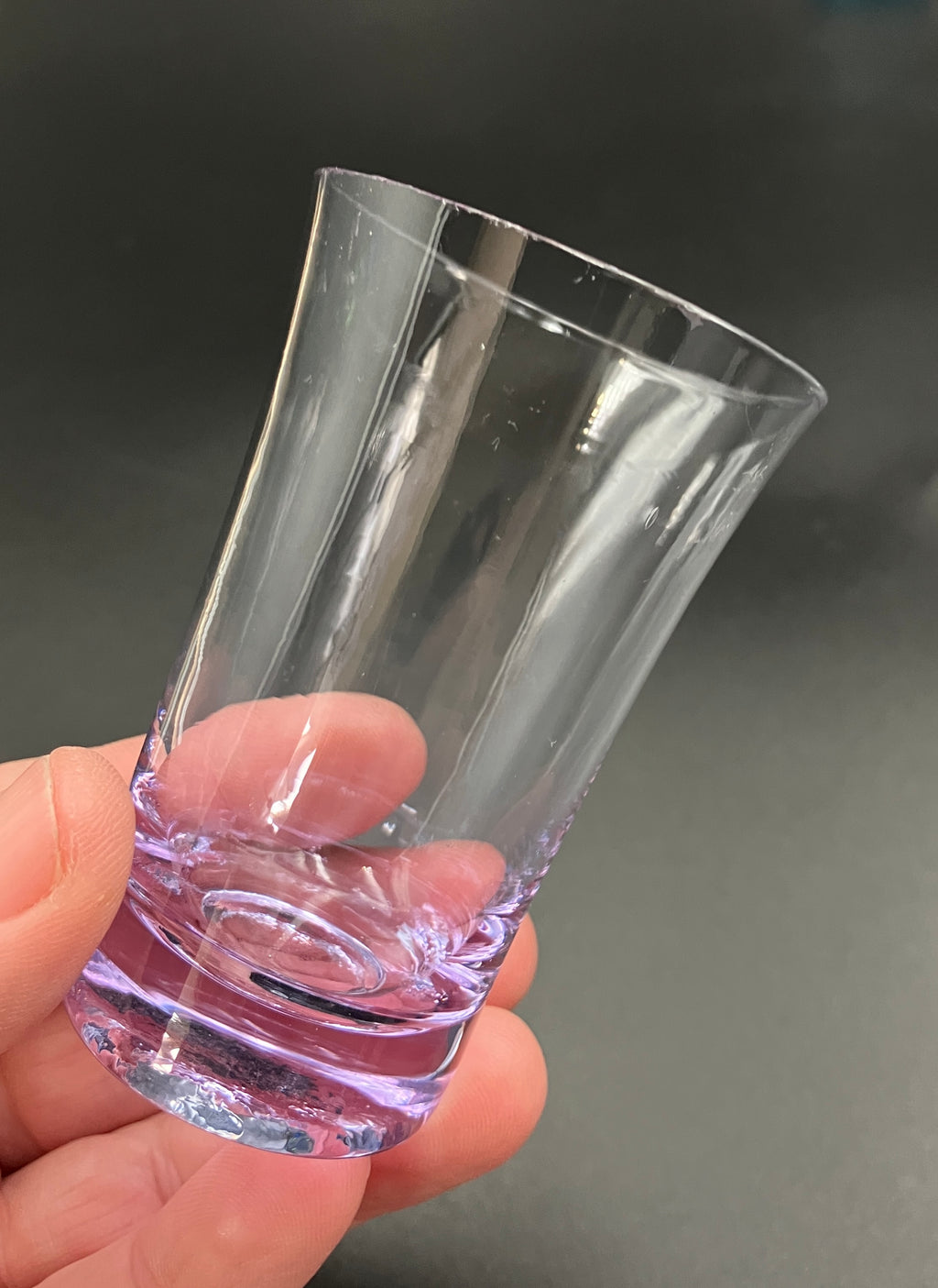 Vintage Harlequin Shot Glasses Set Of 6 ShotGlasses 6.5cm Tall