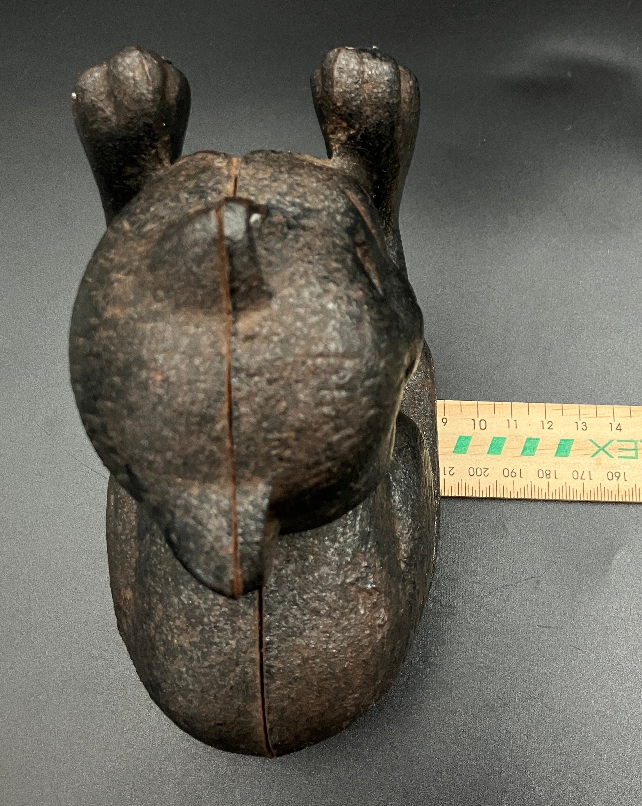 Vintage Black Cat Cast Iron Doorstop Or Bookend