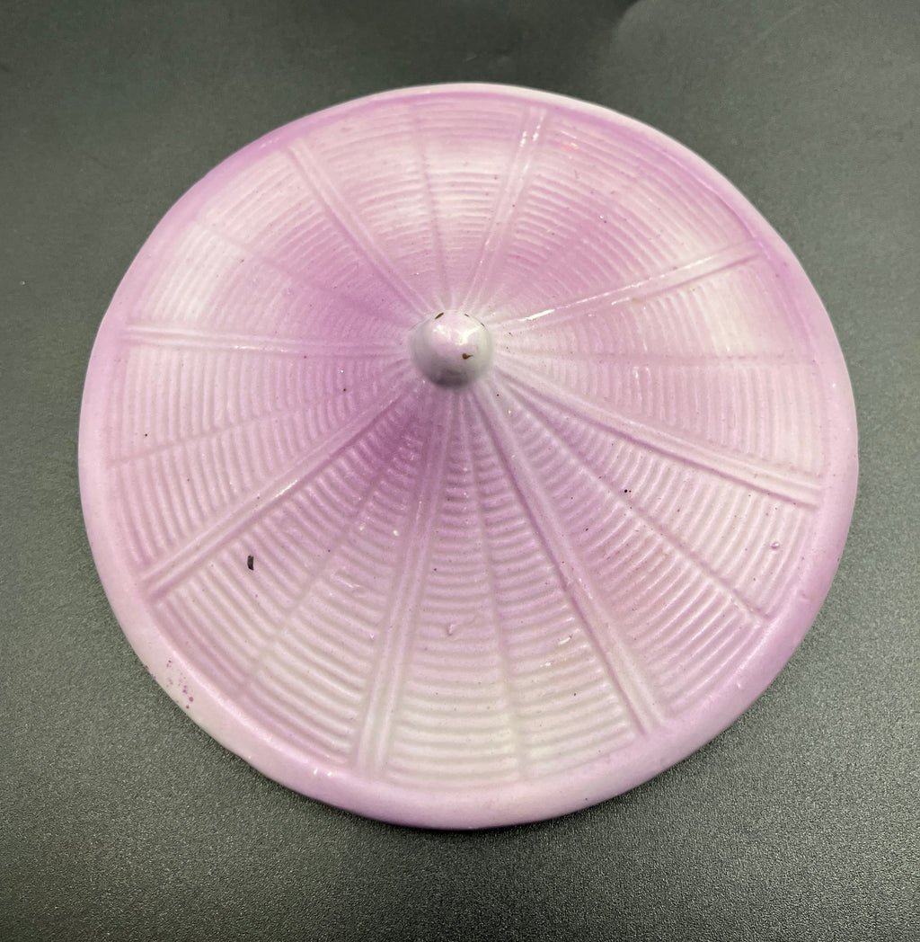 Share Antique Tobacco Jar - Chinaman With Hat Cigar Humidor Storage Porcelain - Rare