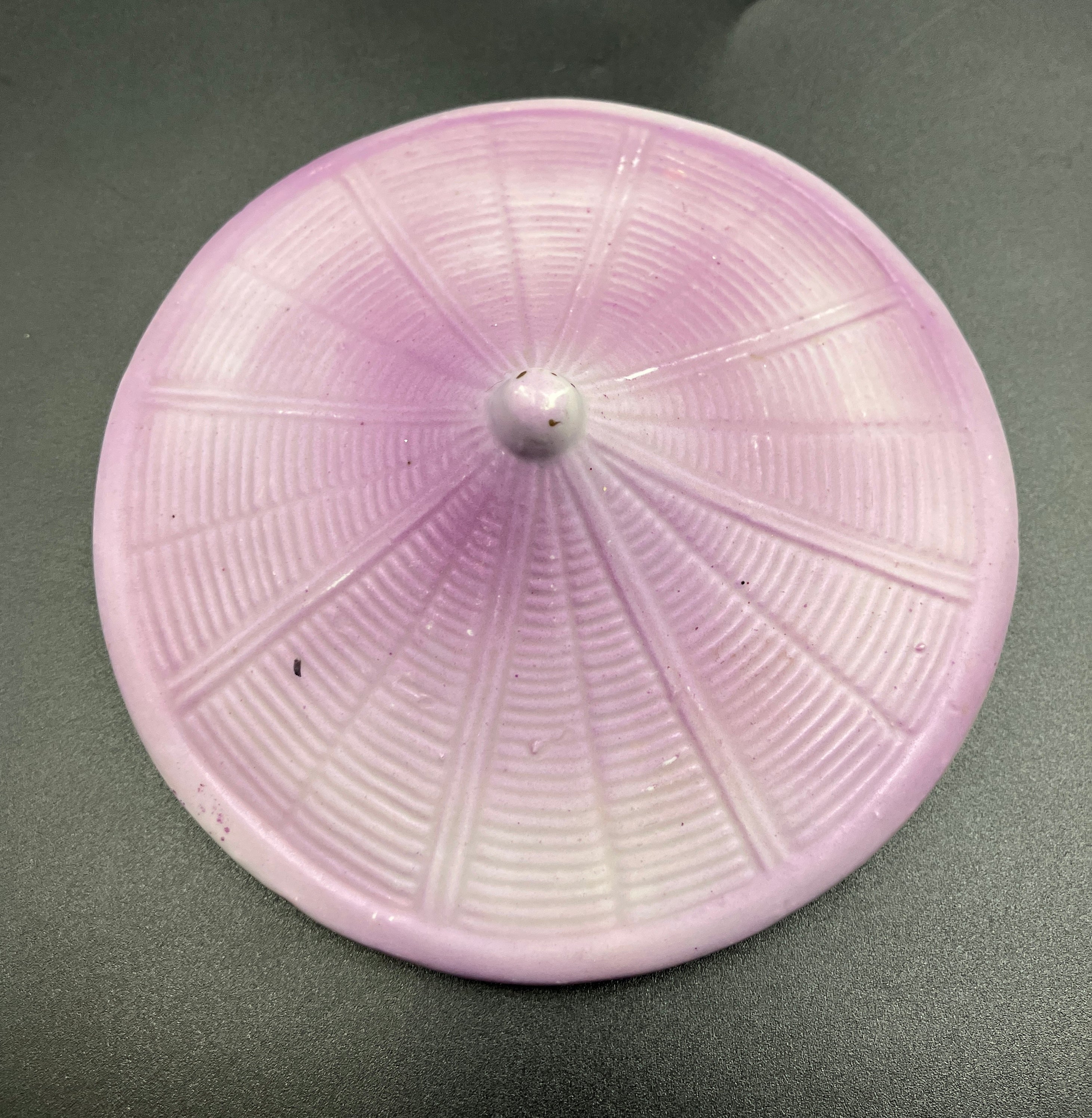 Share Antique Tobacco Jar - Chinaman With Hat Cigar Humidor Storage Porcelain - Rare