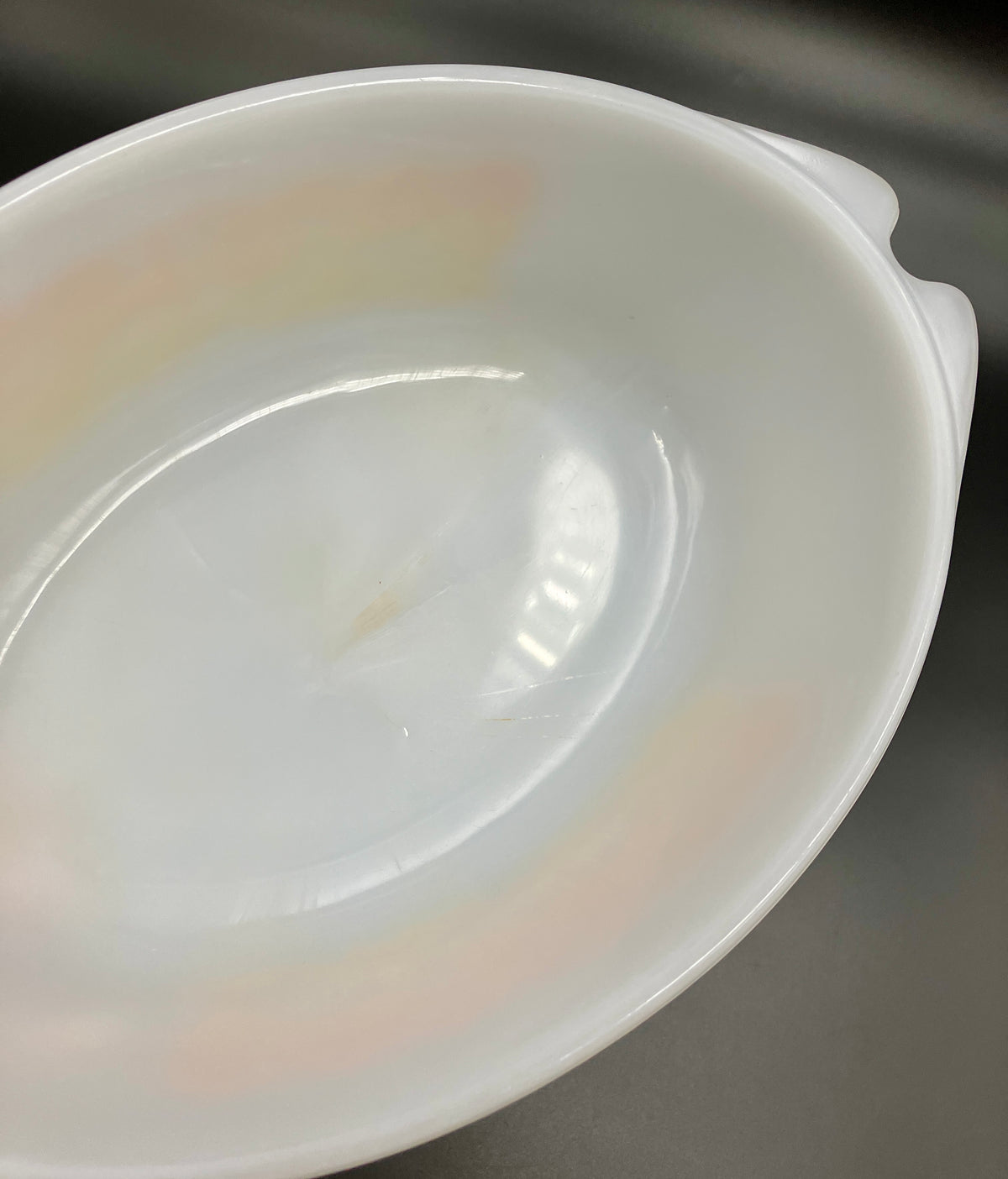 Vintage Pyrex Bramble Scroll Orange Oval Casserole CO-300