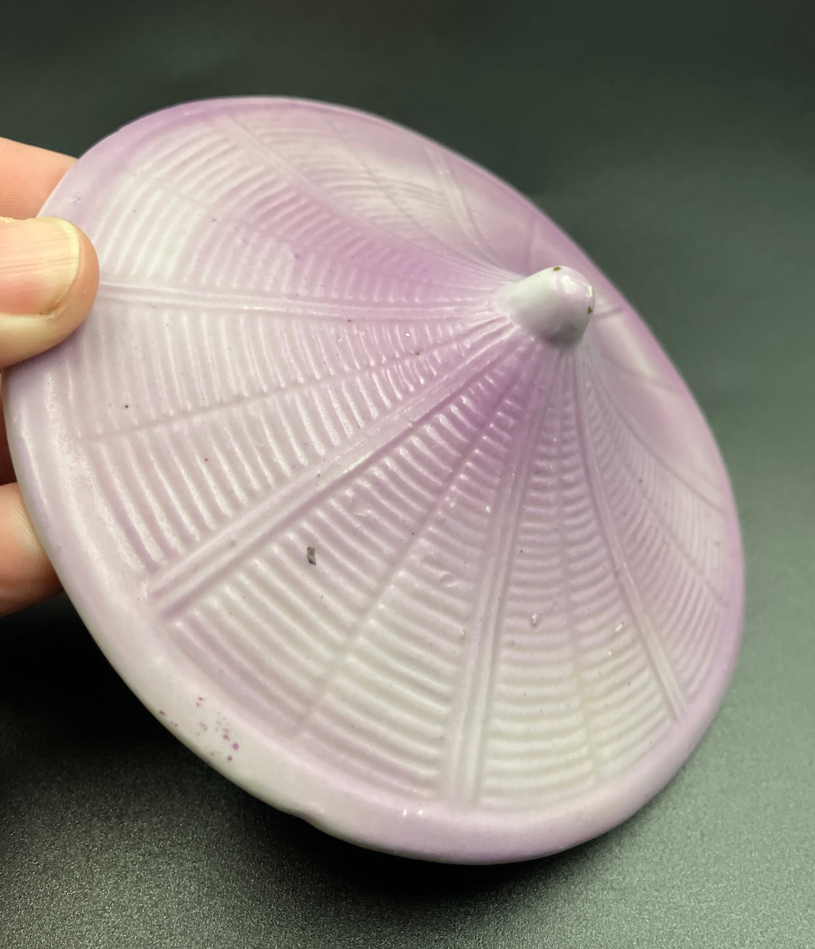 Share Antique Tobacco Jar - Chinaman With Hat Cigar Humidor Storage Porcelain - Rare