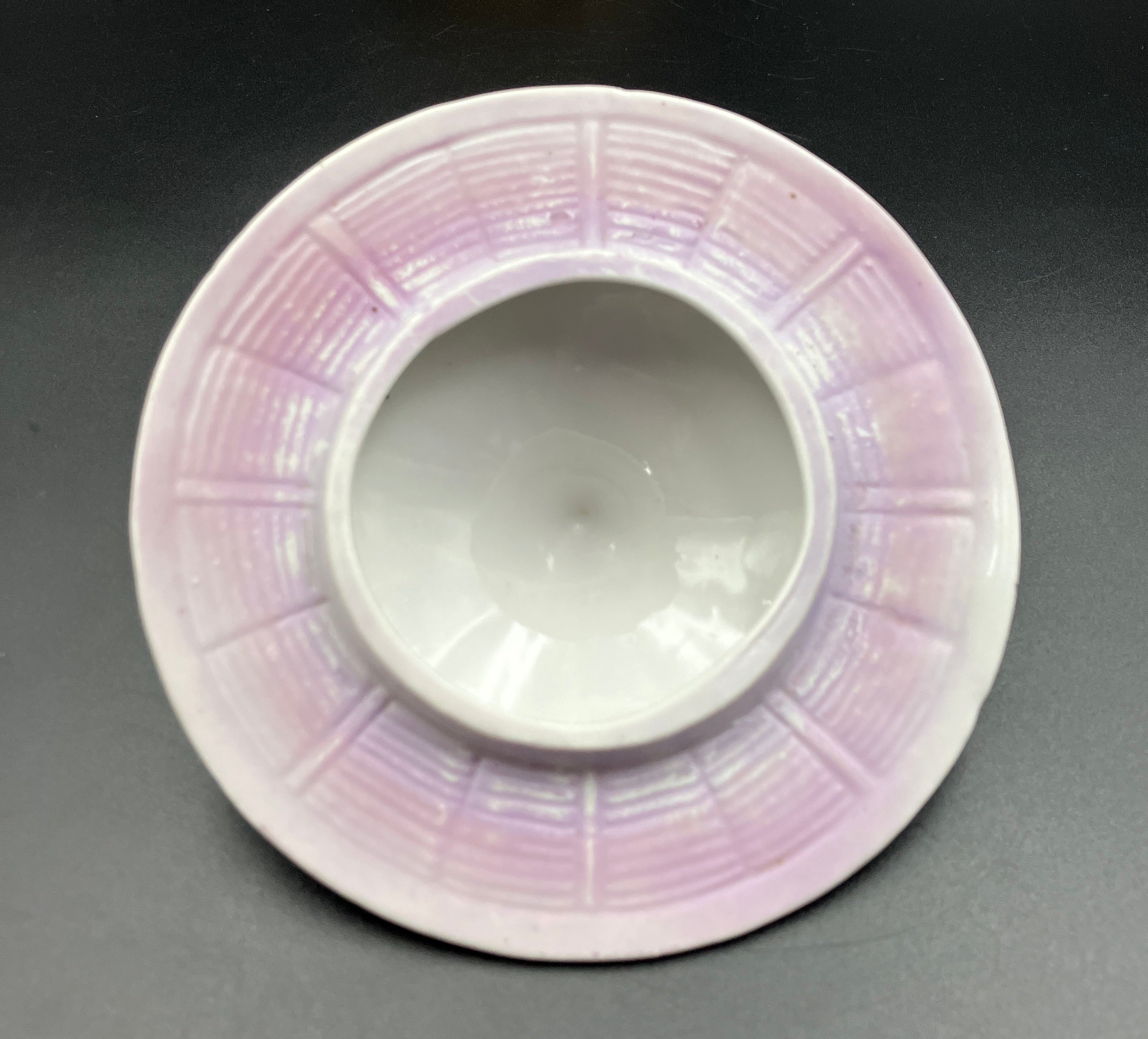 Share Antique Tobacco Jar - Chinaman With Hat Cigar Humidor Storage Porcelain - Rare