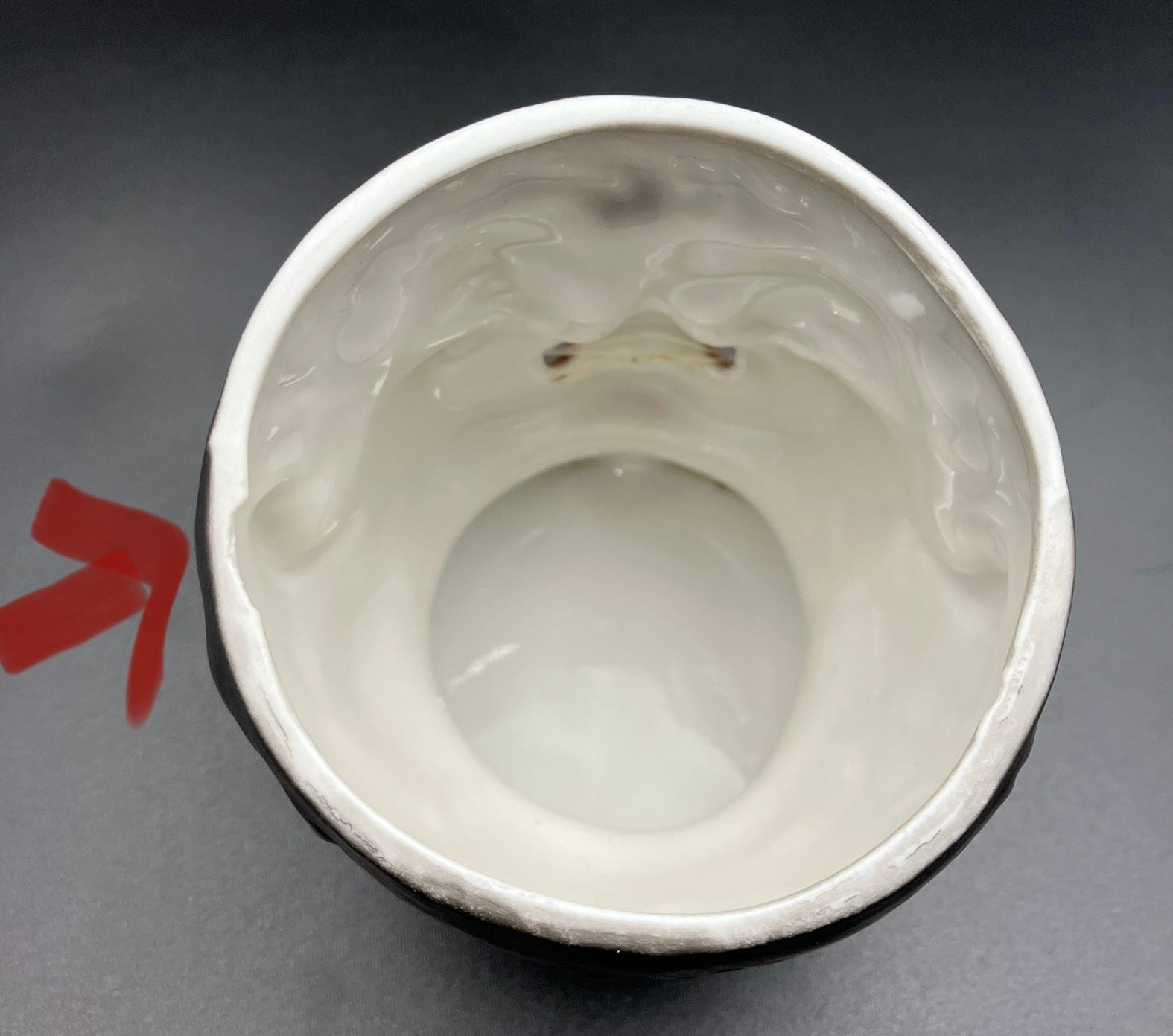 Share Antique Tobacco Jar - Chinaman With Hat Cigar Humidor Storage Porcelain - Rare