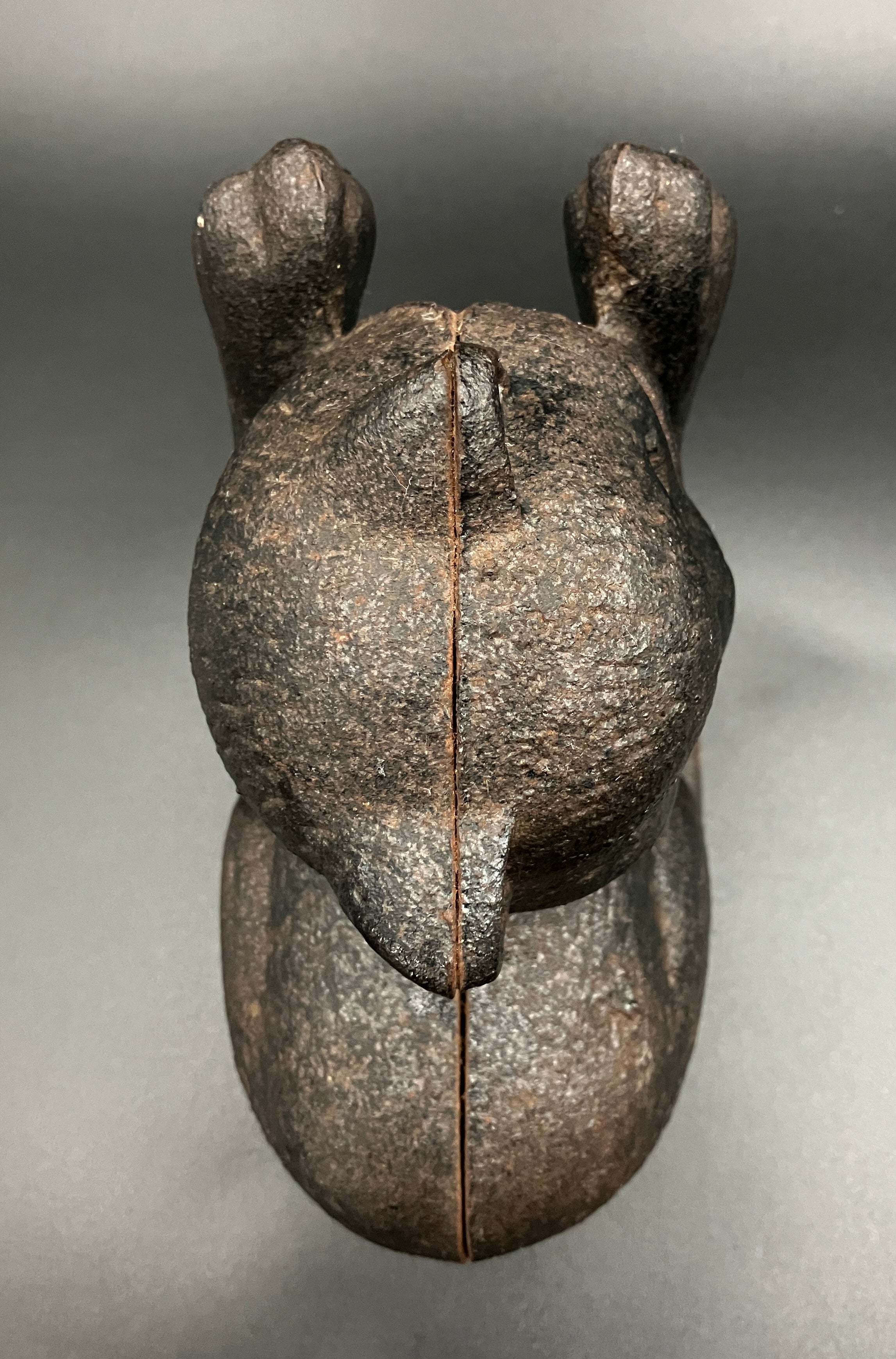 Vintage Black Cat Cast Iron Doorstop Or Bookend