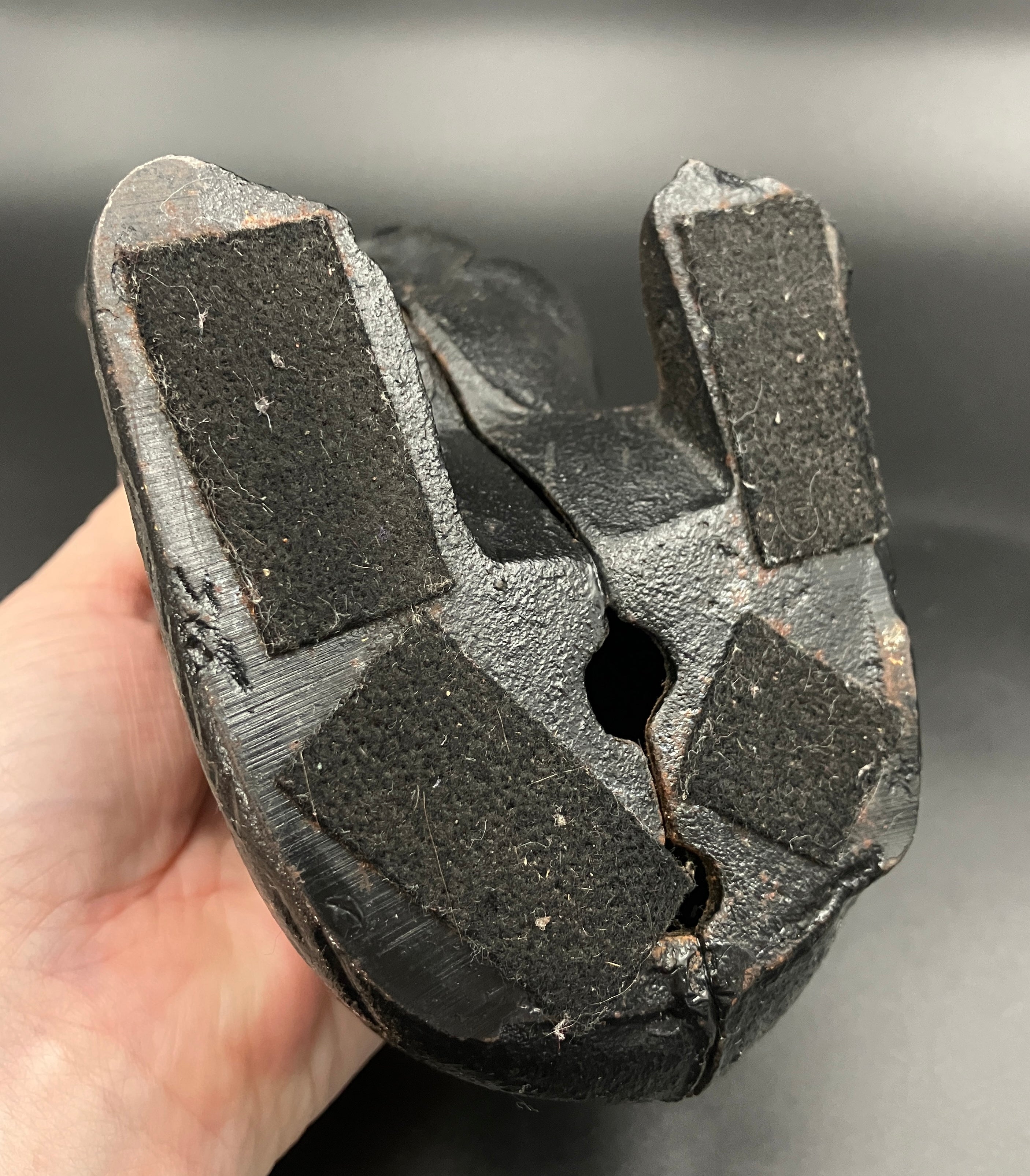 Vintage Black Cat Cast Iron Doorstop Or Bookend