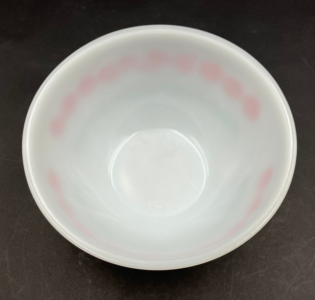 Vintage Pyrex Harvest Nesting Bowl 8” Tomato Pattern Good Condition