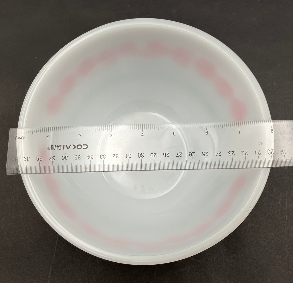 Vintage Pyrex Harvest Nesting Bowl 8” Tomato Pattern Good Condition