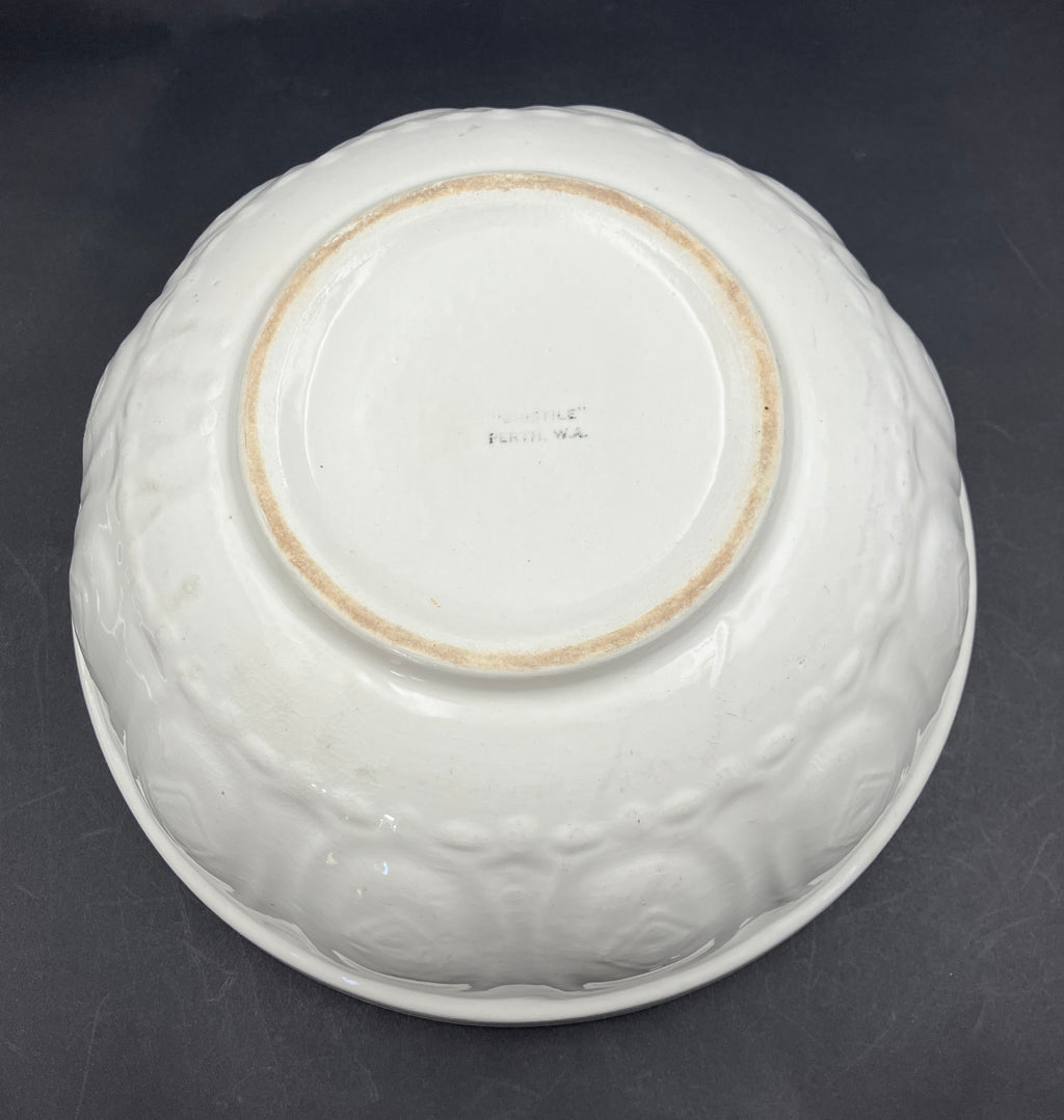 Vintage Pre Wembley Ware Bowl Rare Made By Bristile Perth WA 30cm Diameter