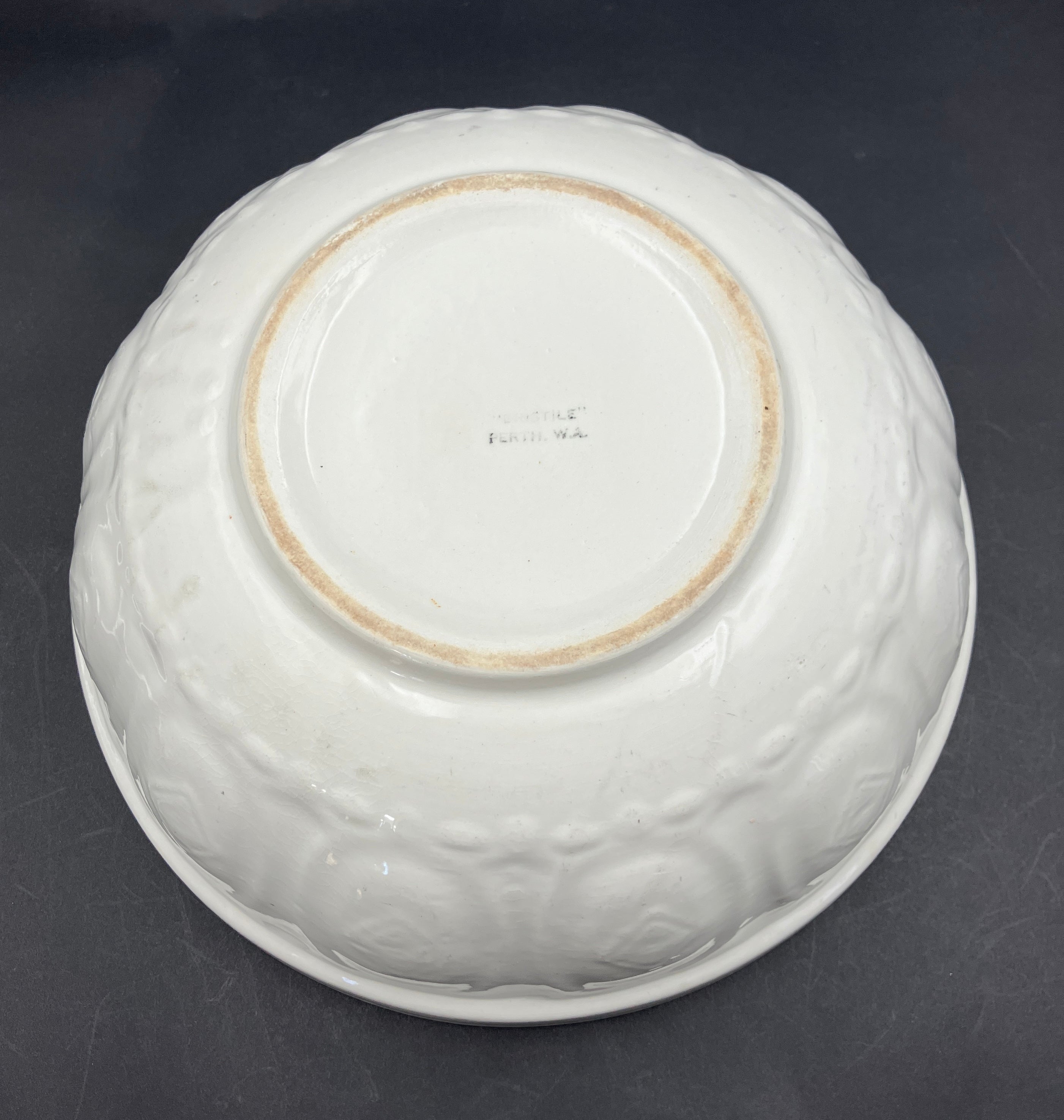 Vintage Pre Wembley Ware Bowl Rare Made By Bristile Perth WA 30cm Diameter